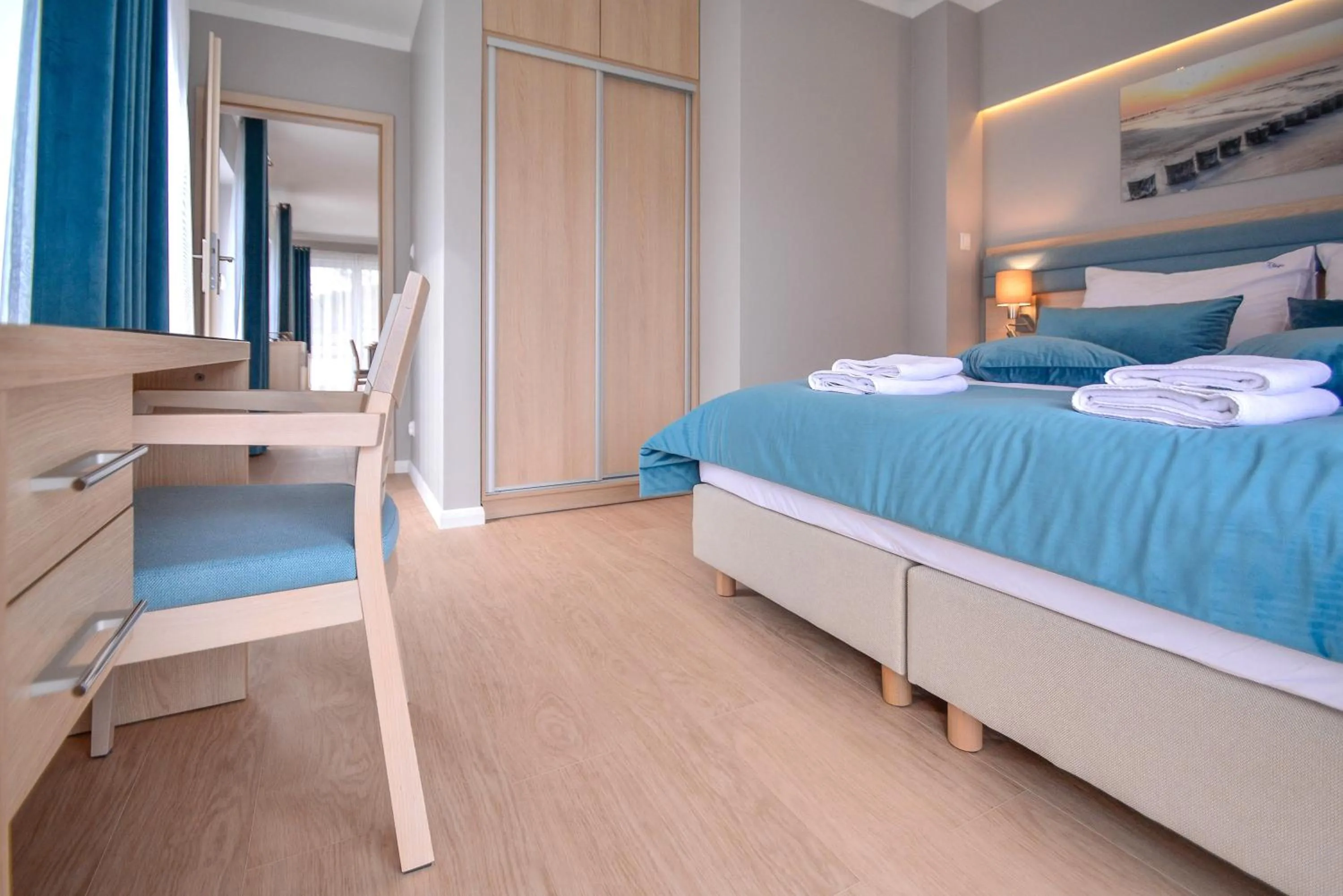 Bedroom, Bed in Osiedle Cesarskie Apartamenty - Parking - Apartamenty Bryza