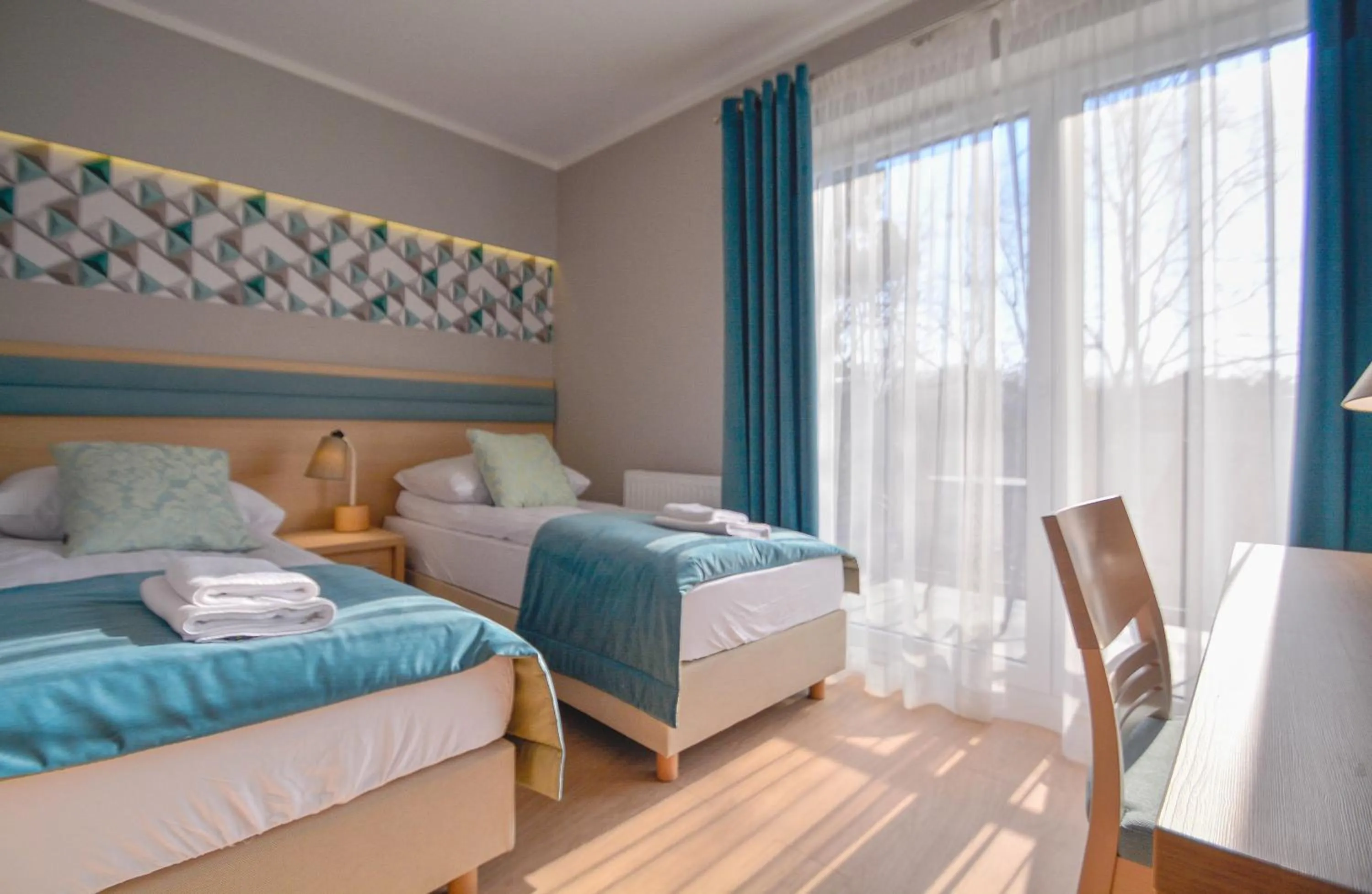 Bedroom, Bed in Osiedle Cesarskie Apartamenty - Parking - Apartamenty Bryza