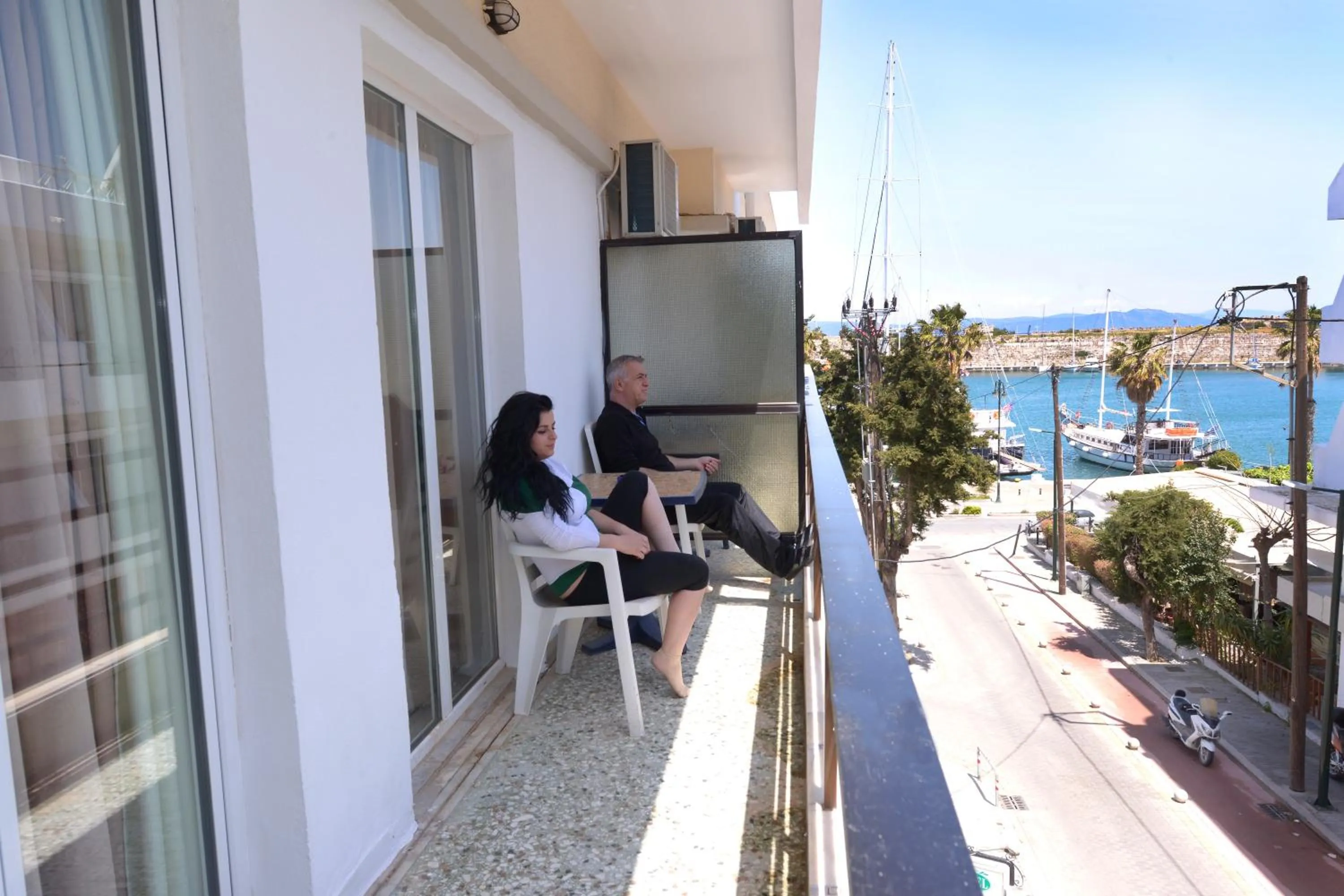 Balcony/Terrace in Veroniki Hotel