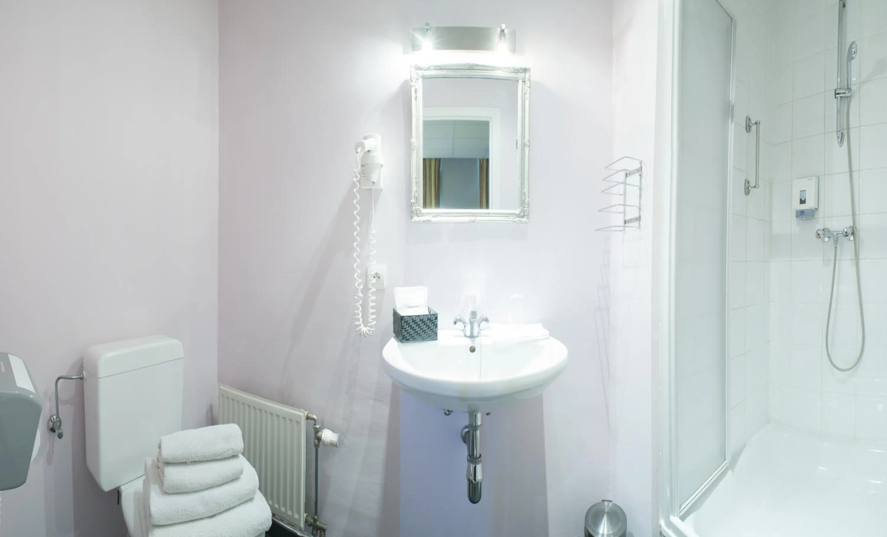 Bathroom in Alpha Hotel