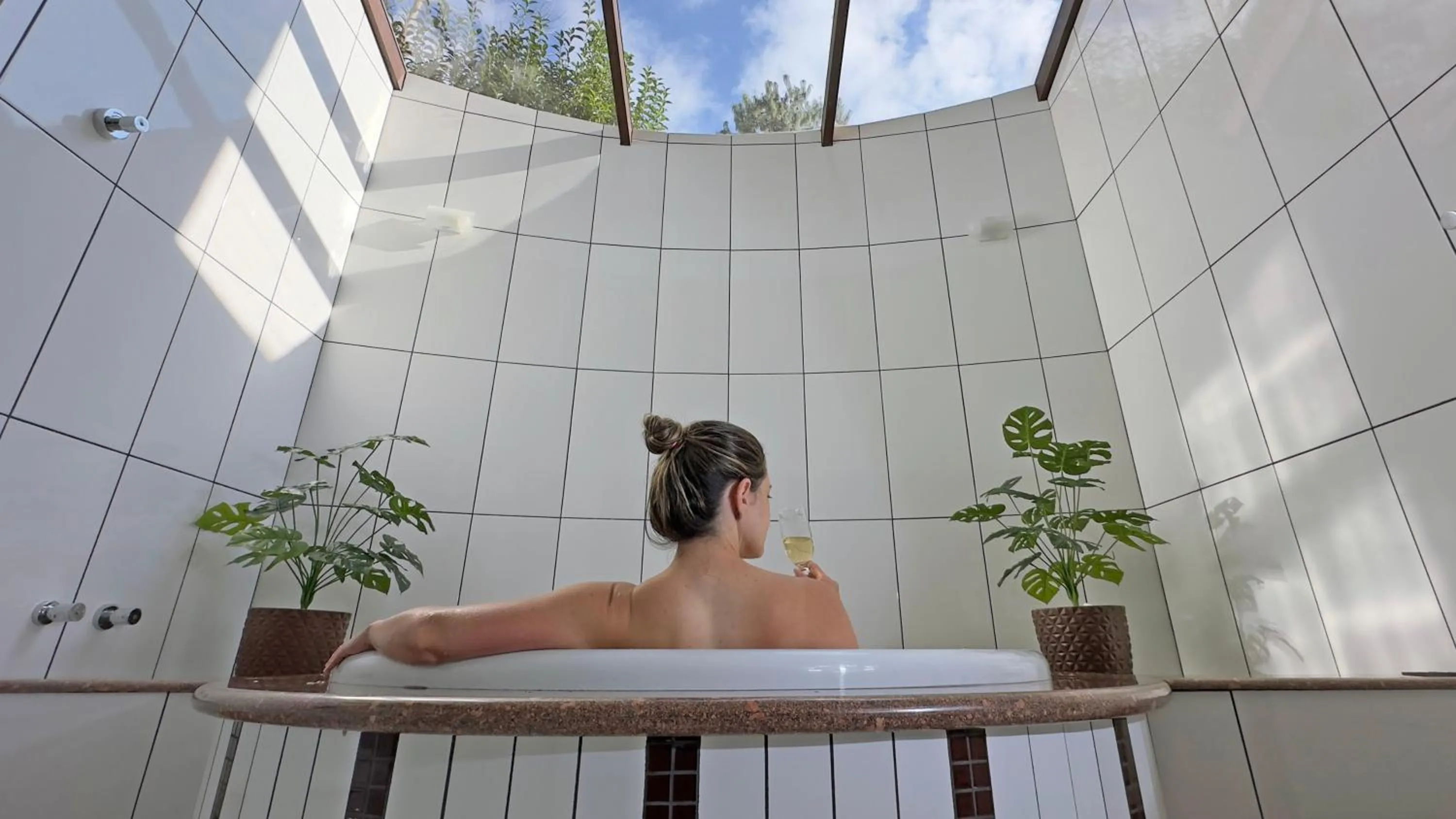 Bath in Pousada Medeiros