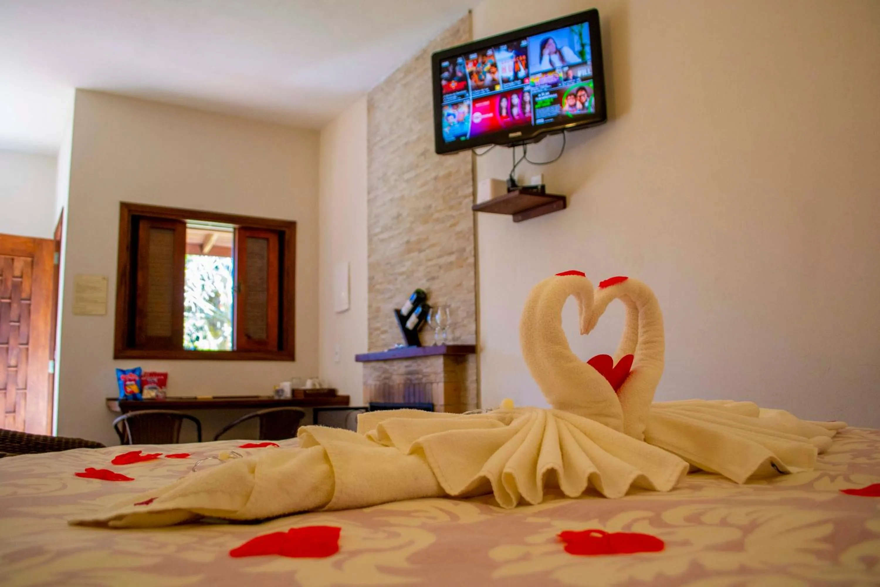 Bedroom, Bed in Pousada Medeiros