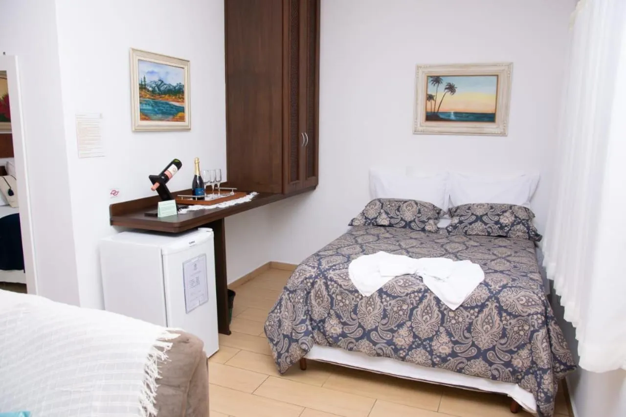 Bed in Pousada Medeiros