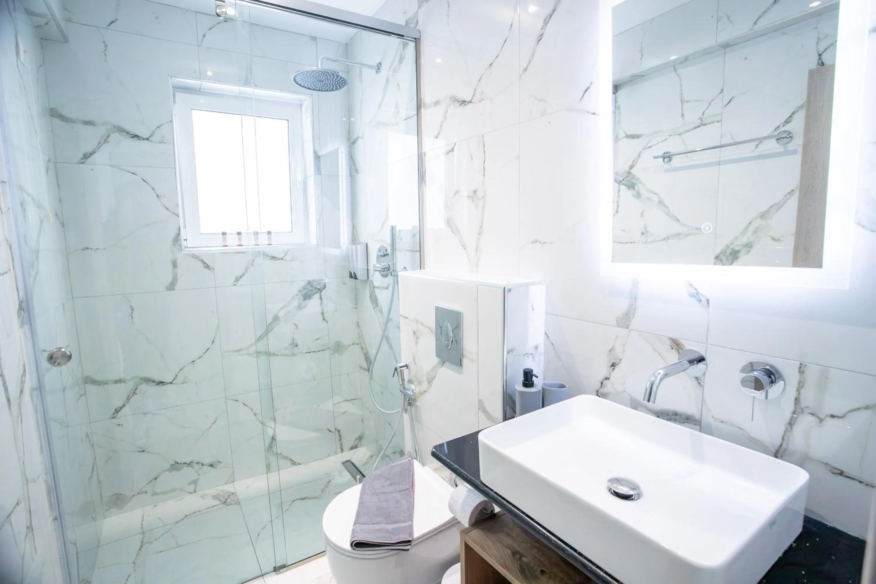 Shower in Star Hotel