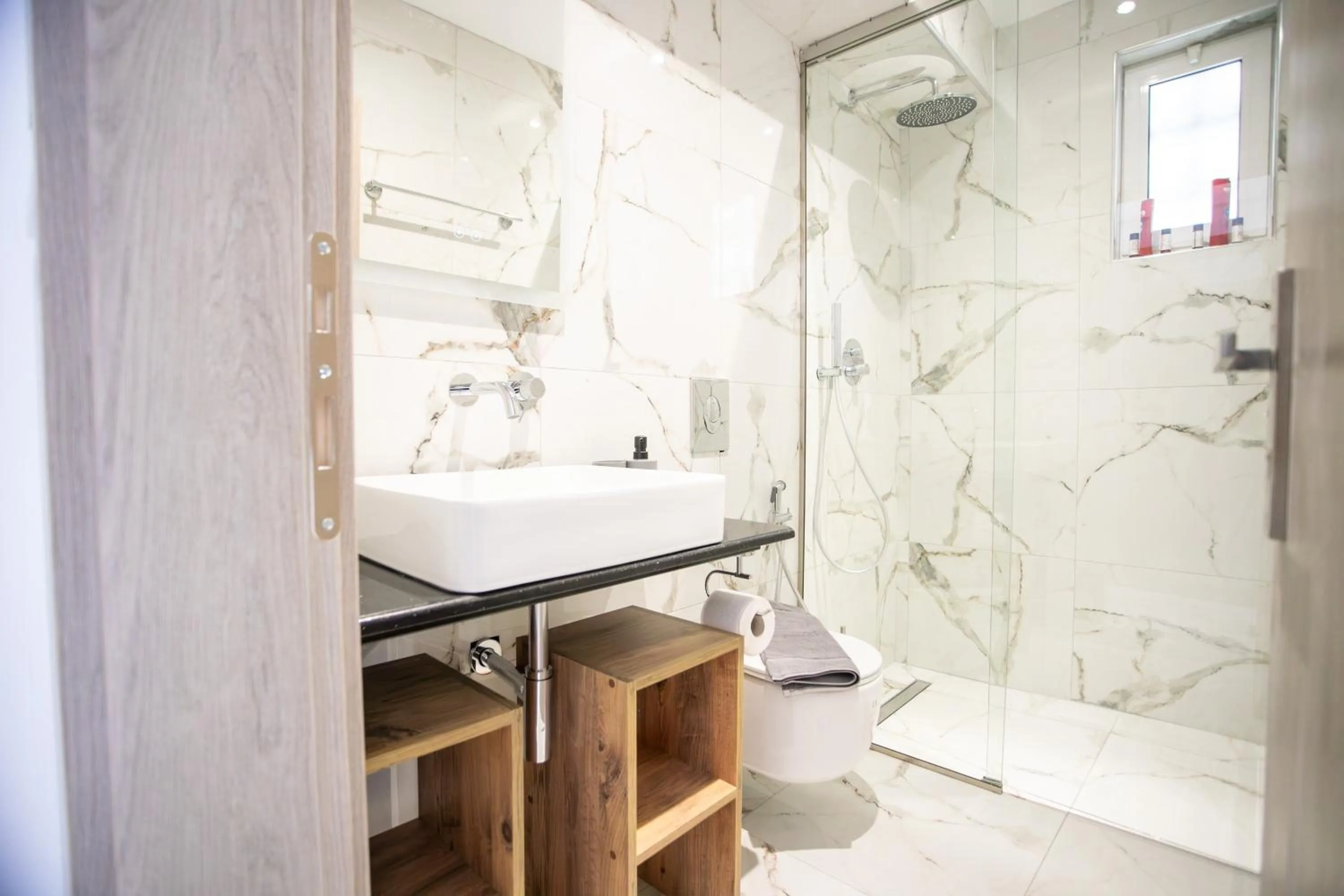 Shower in Star Hotel