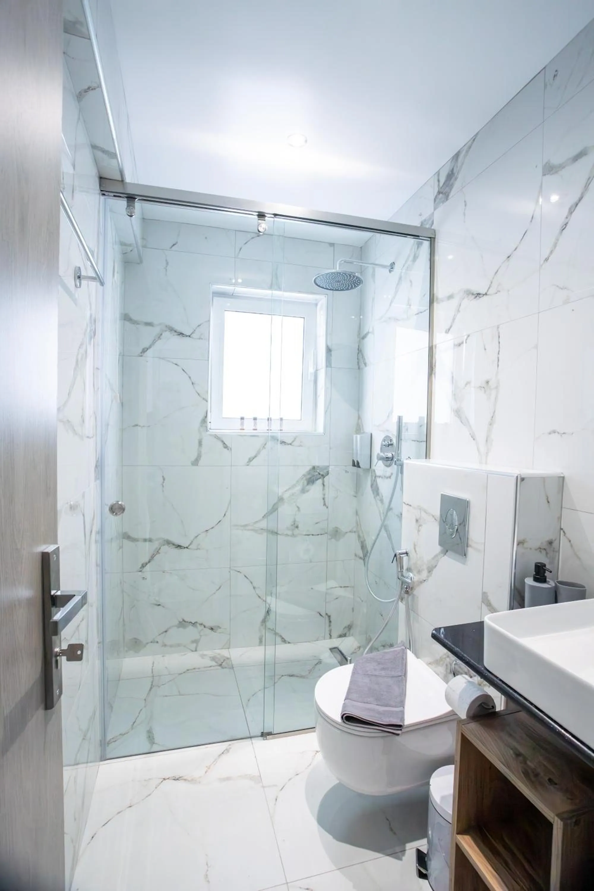 Shower in Star Hotel