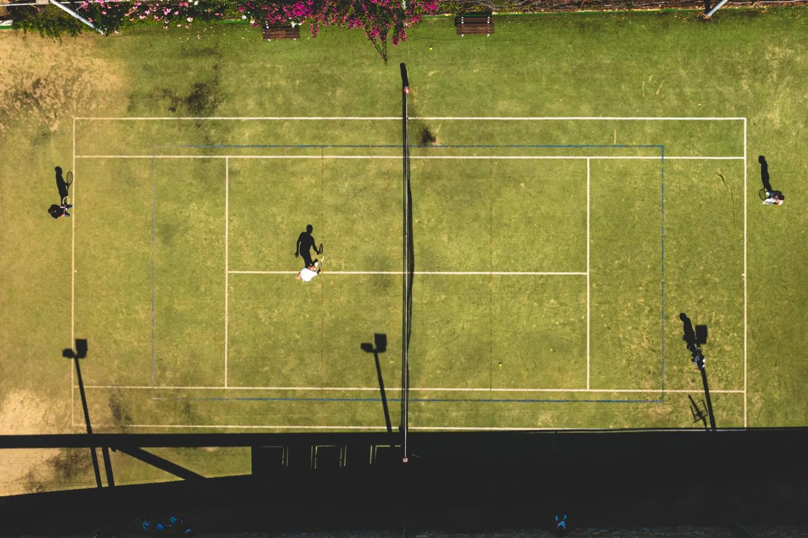 Tennis court in Marpunta Resort, Santikos Collection
