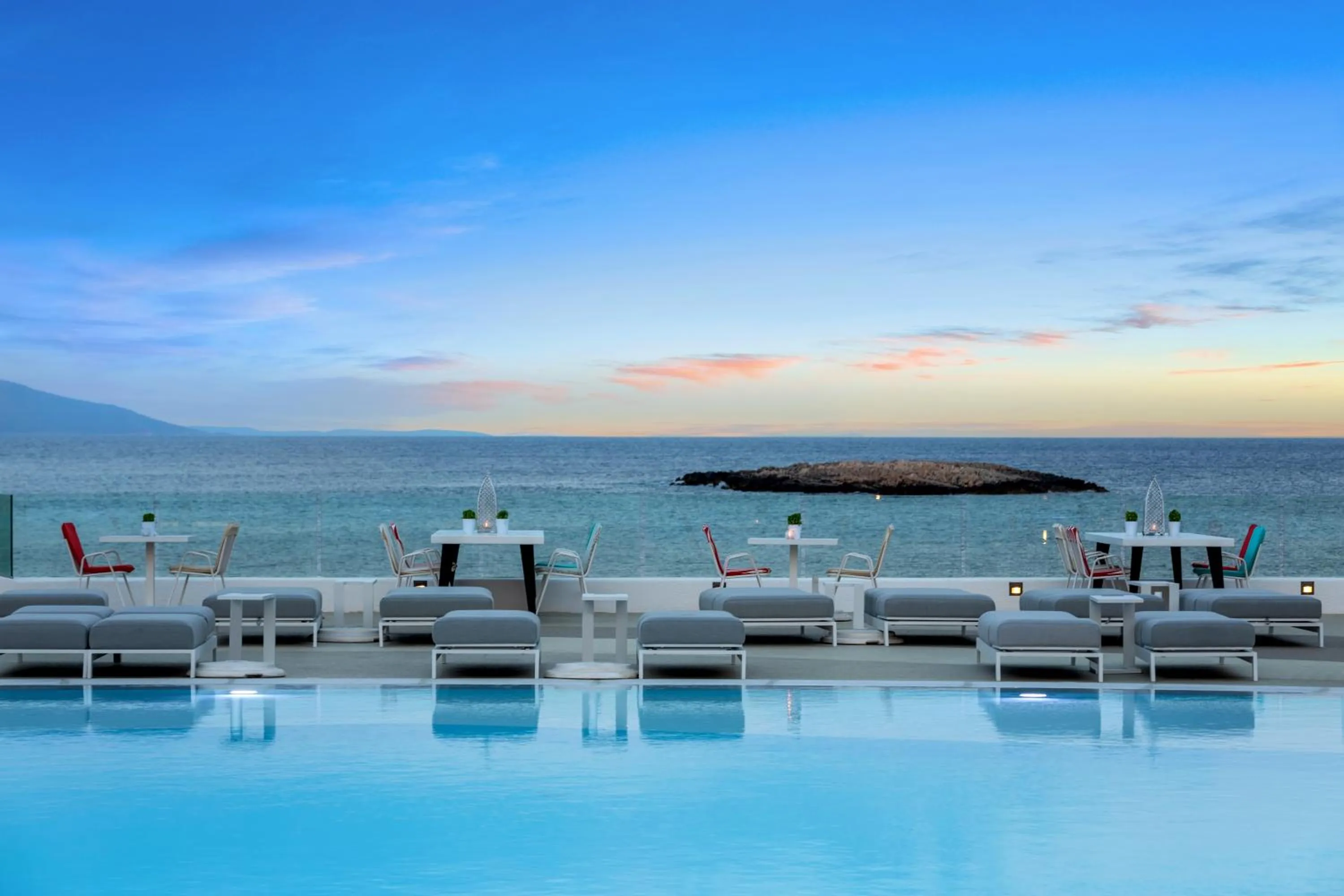 Swimming pool in Marpunta Resort, Santikos Collection