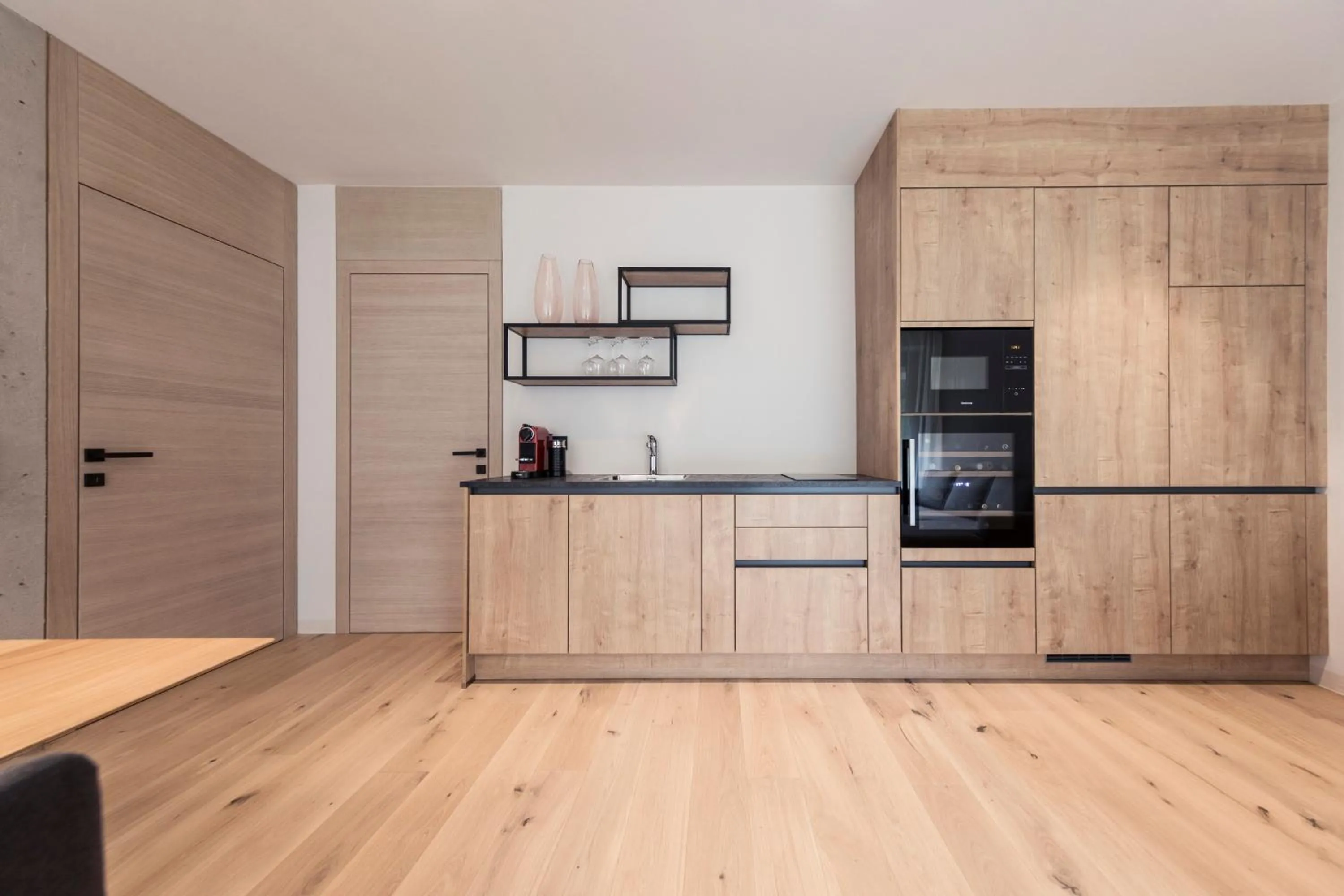 Kitchen or kitchenette in SOFTALPIN Garden Suites