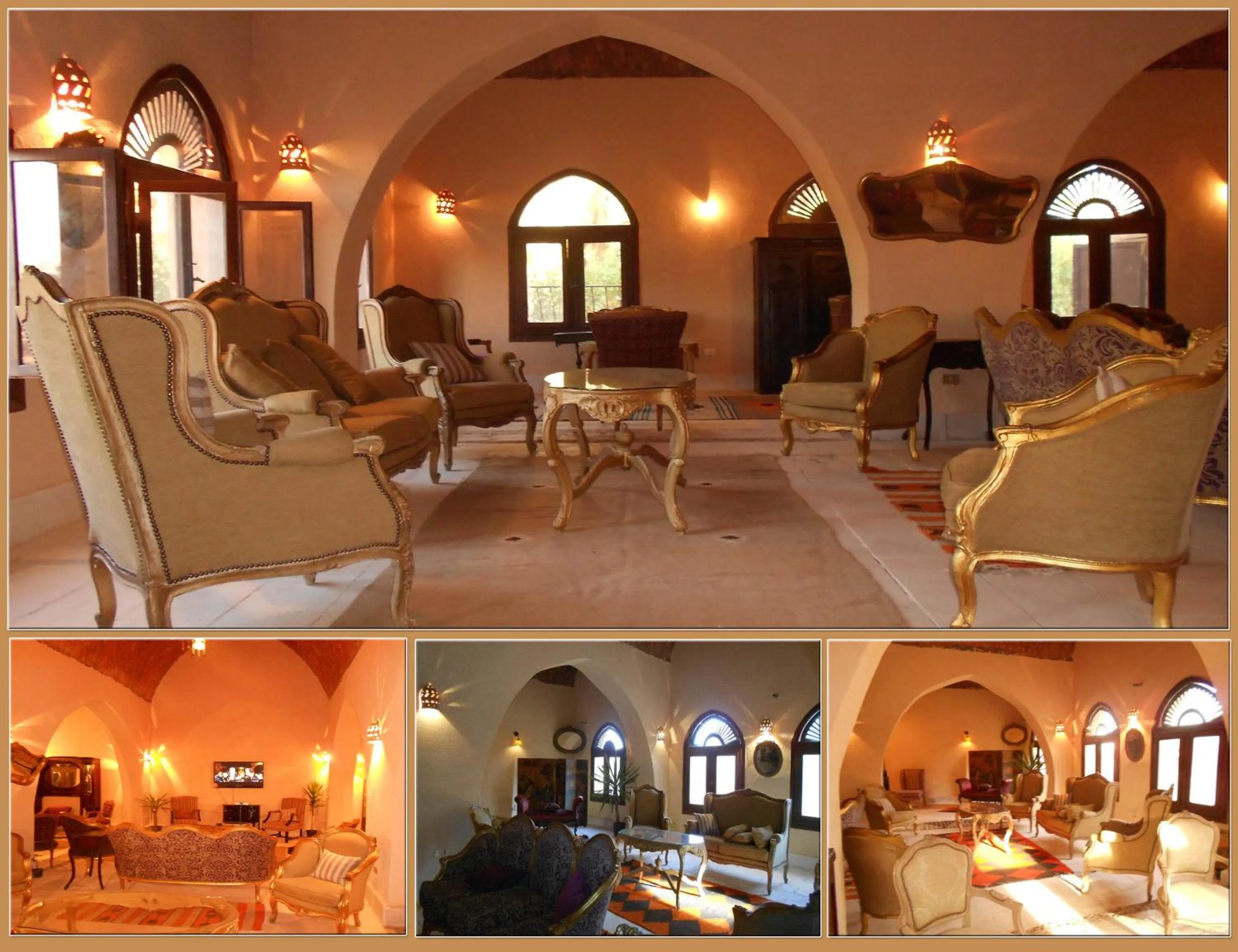 Communal lounge/ TV room in Shanda Lodge Desert Resort