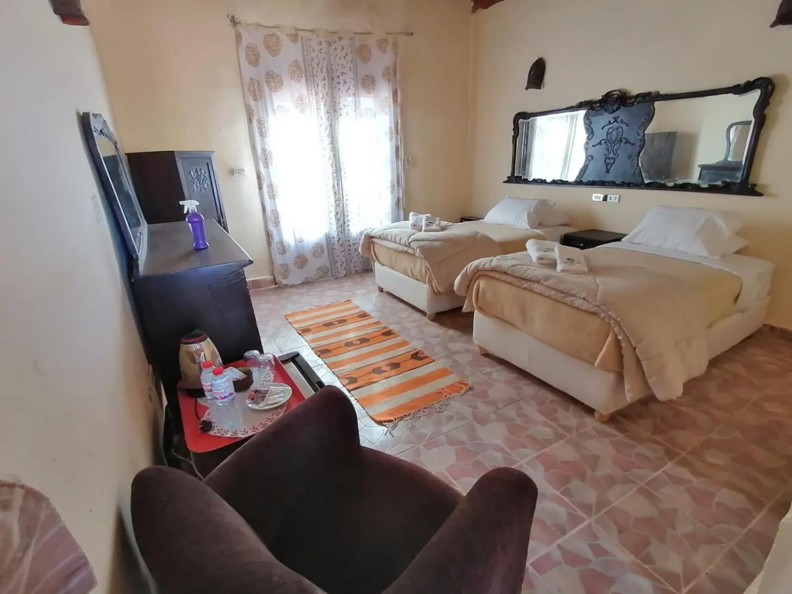 Bed in Shanda Lodge Desert Resort