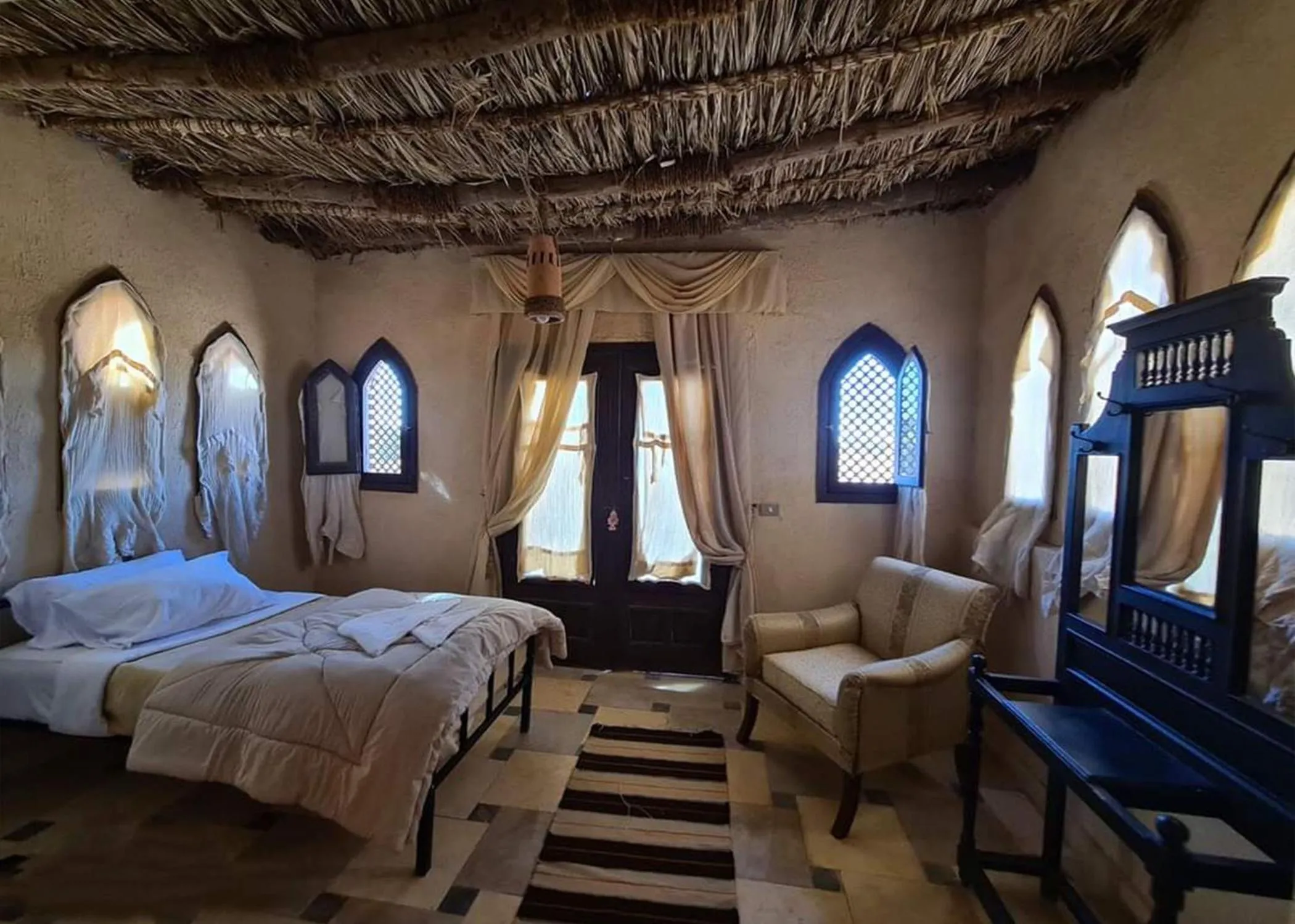 Bed in Shanda Lodge Desert Resort