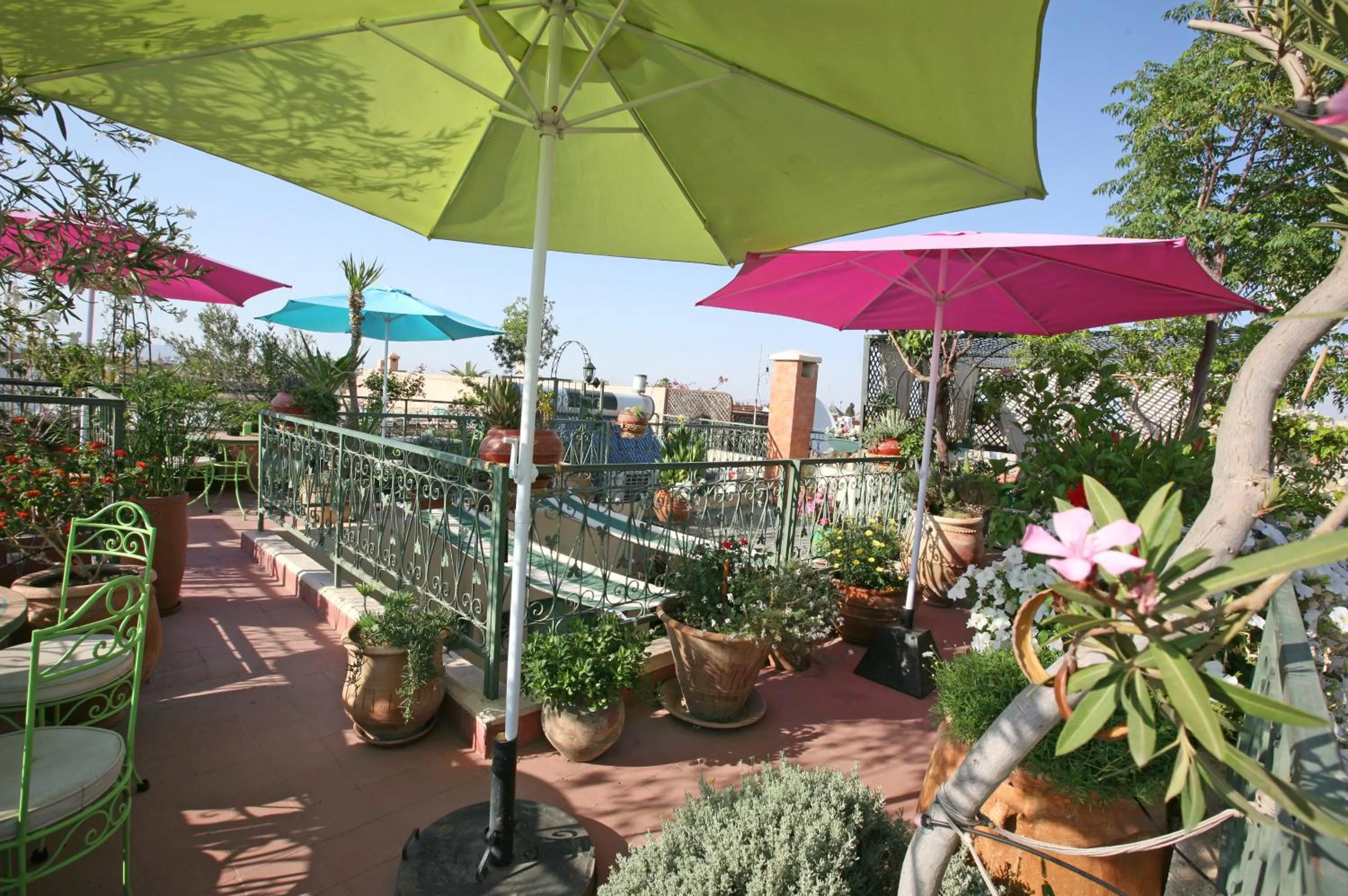 Balcony/Terrace in Riad Cherihane