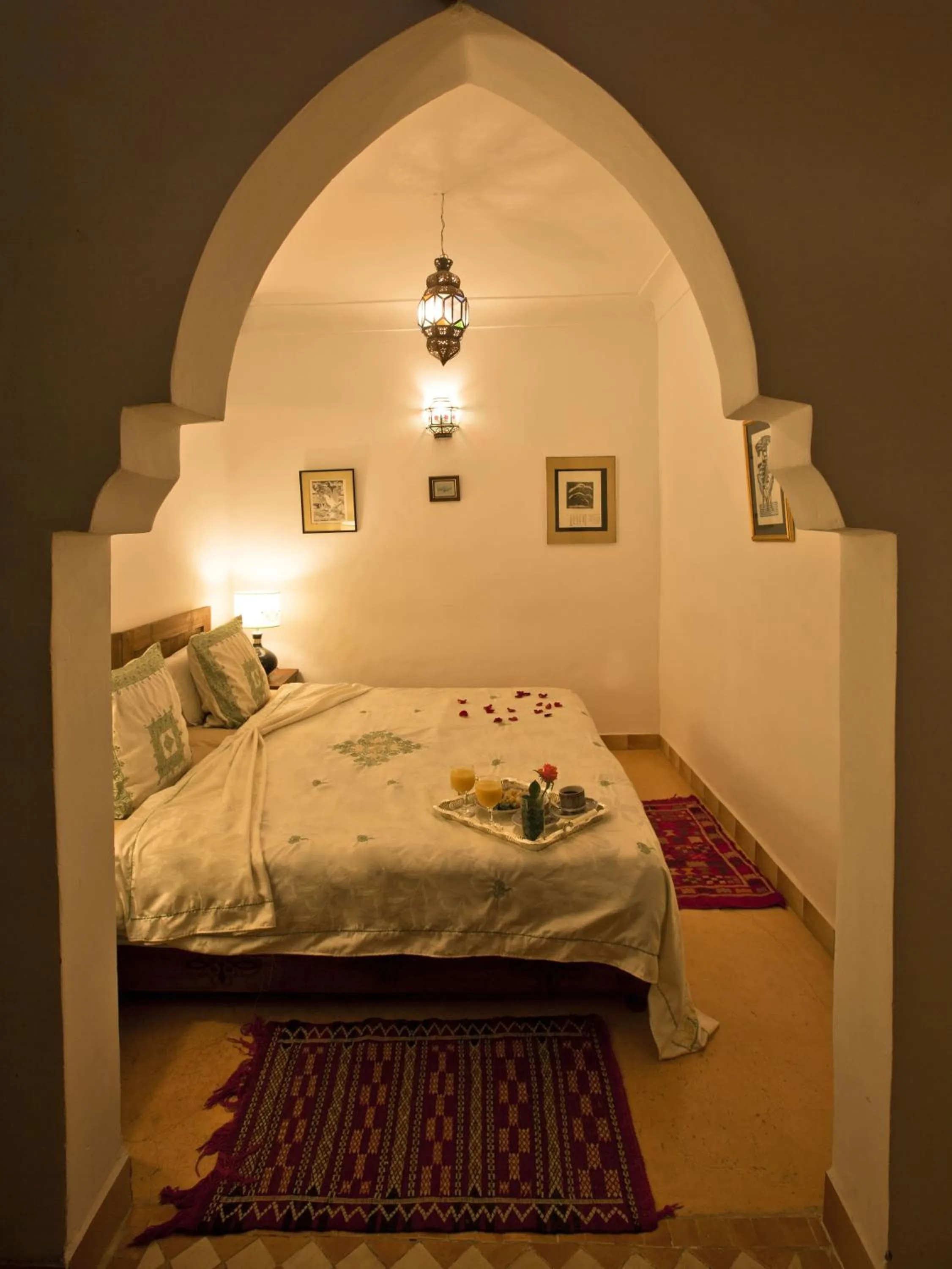 Bed in Riad Cherihane