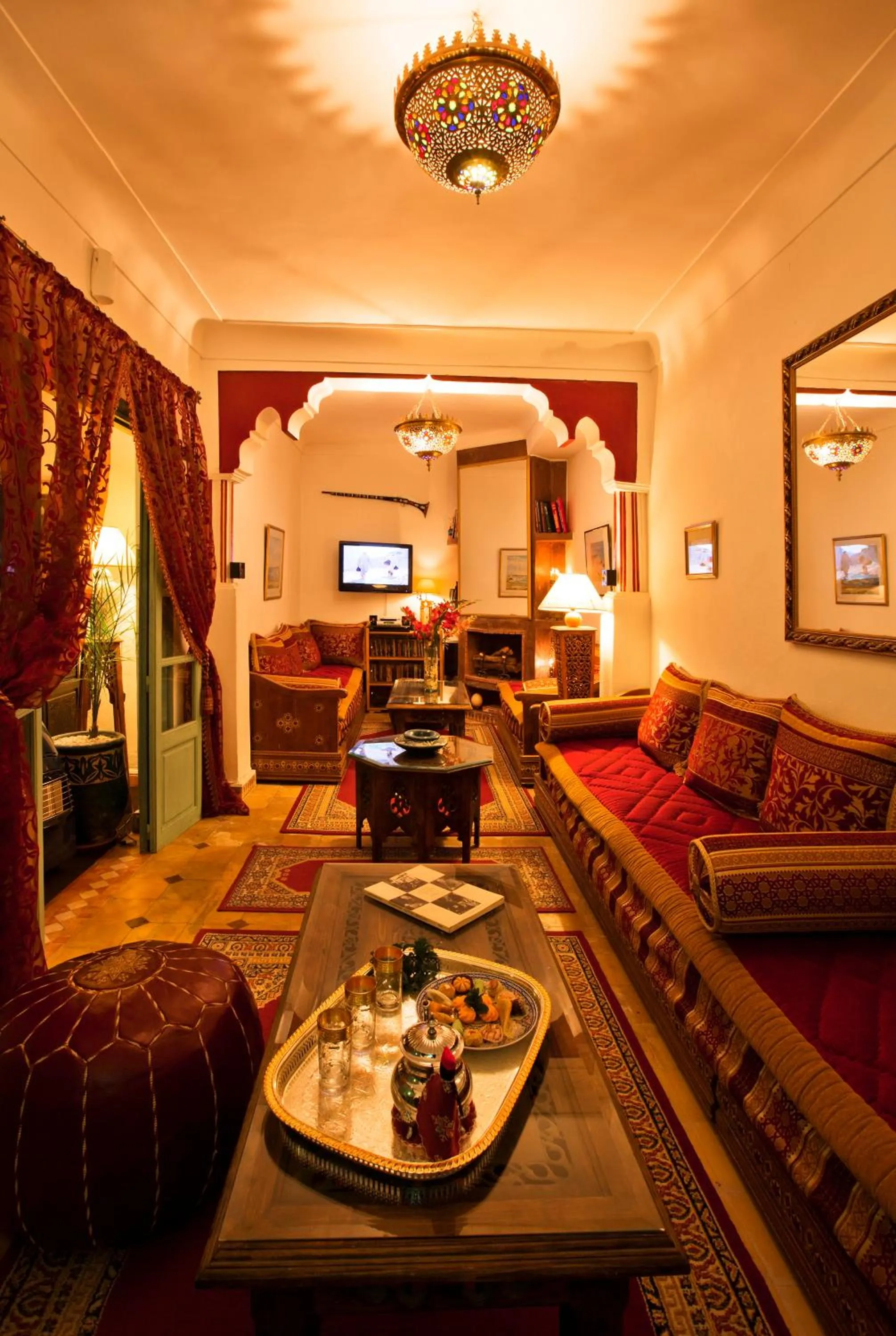 Lounge or bar in Riad Cherihane
