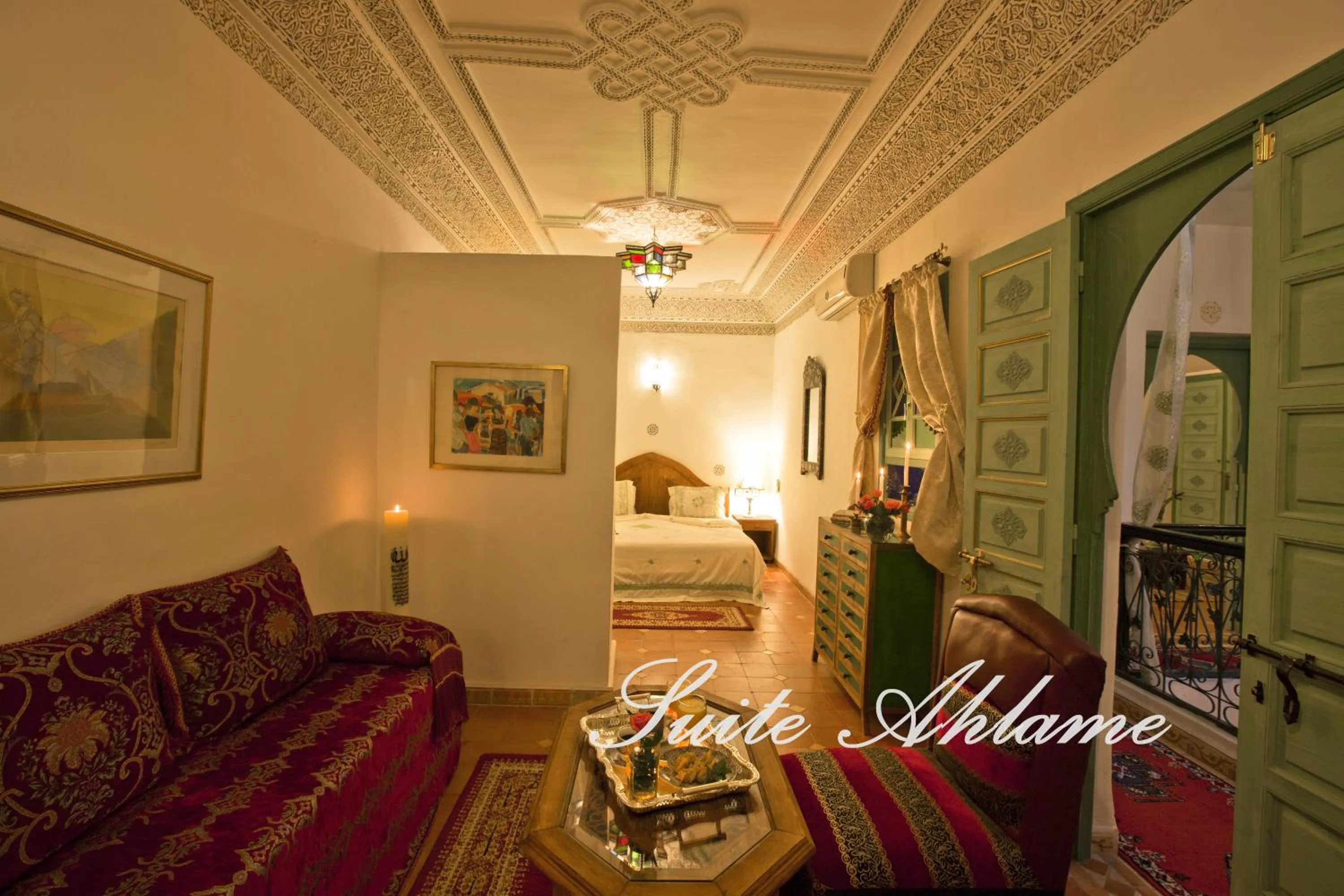 Photo of the whole room, Bed in Riad Cherihane