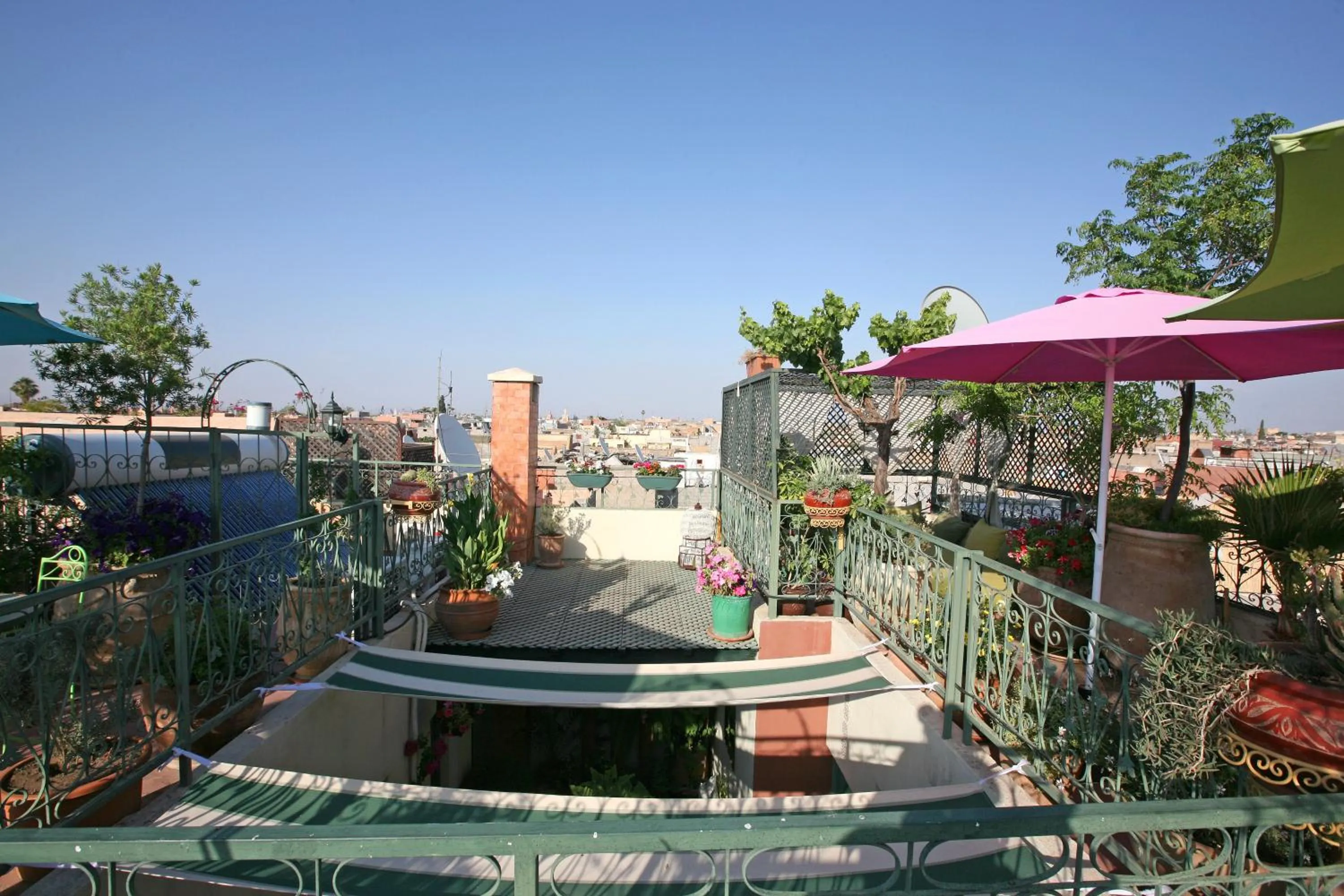 Balcony/Terrace in Riad Cherihane