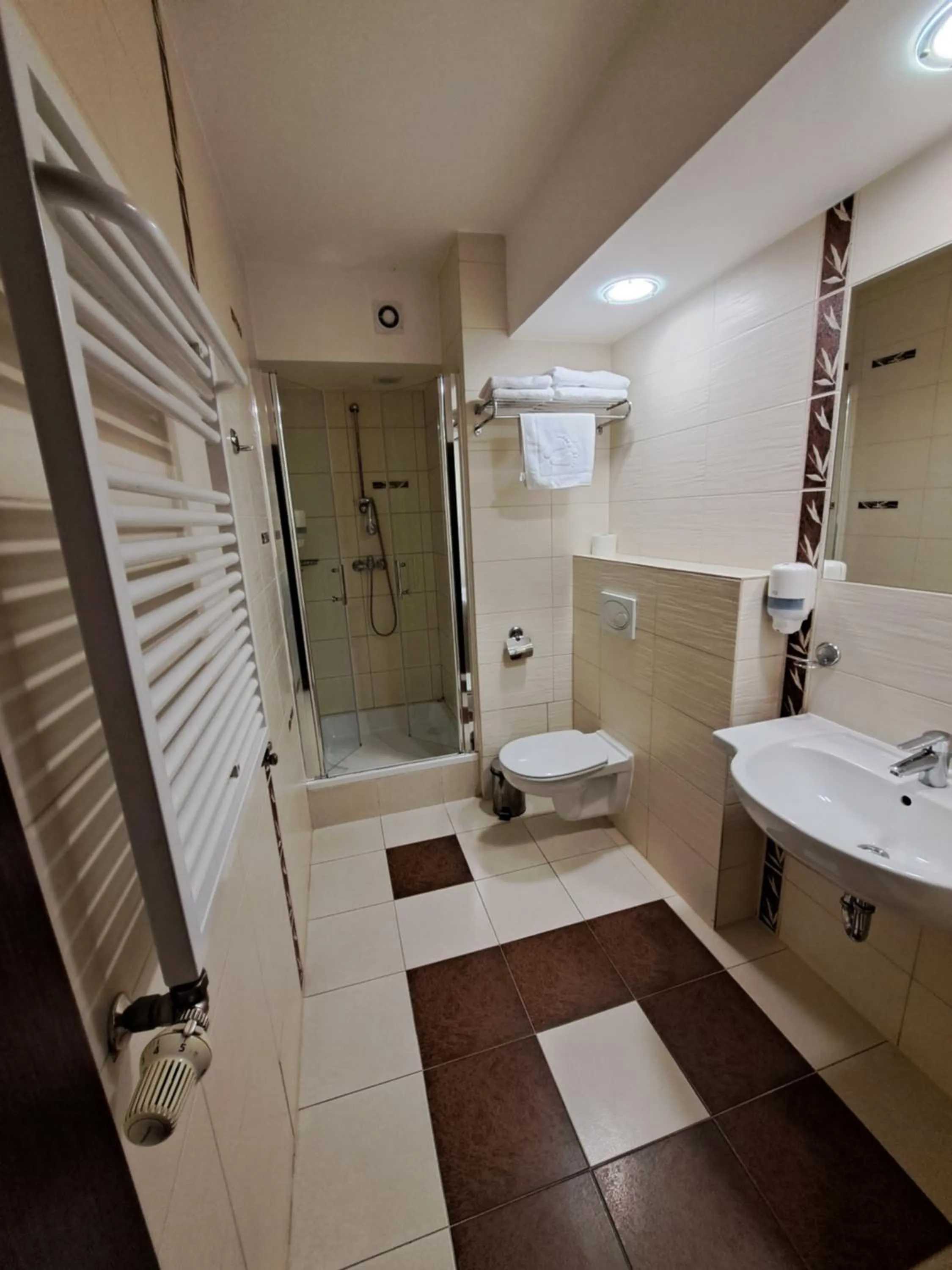 Shower in Hotel Górski