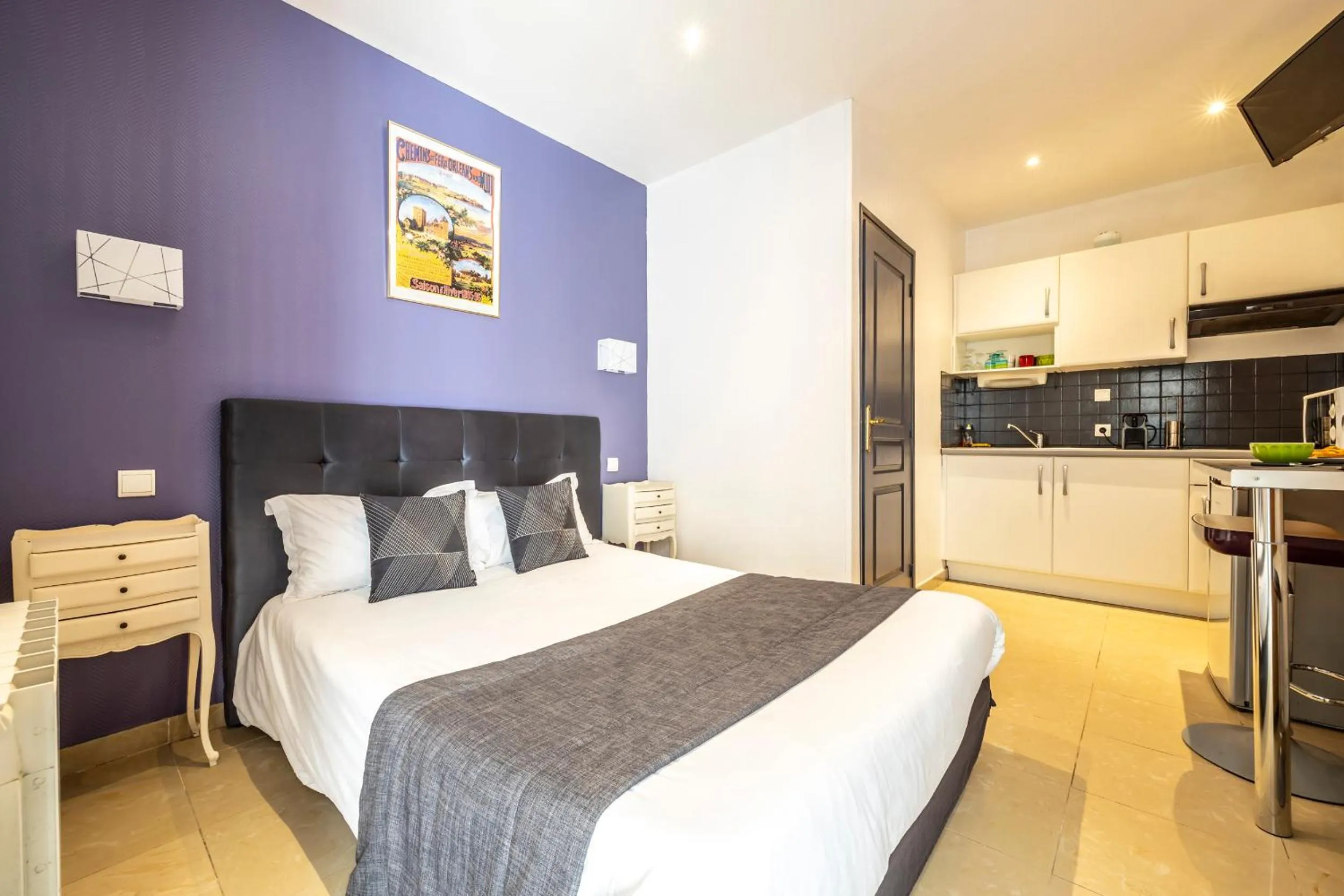 Bed in Hôtel Parc Mazon-Biarritz