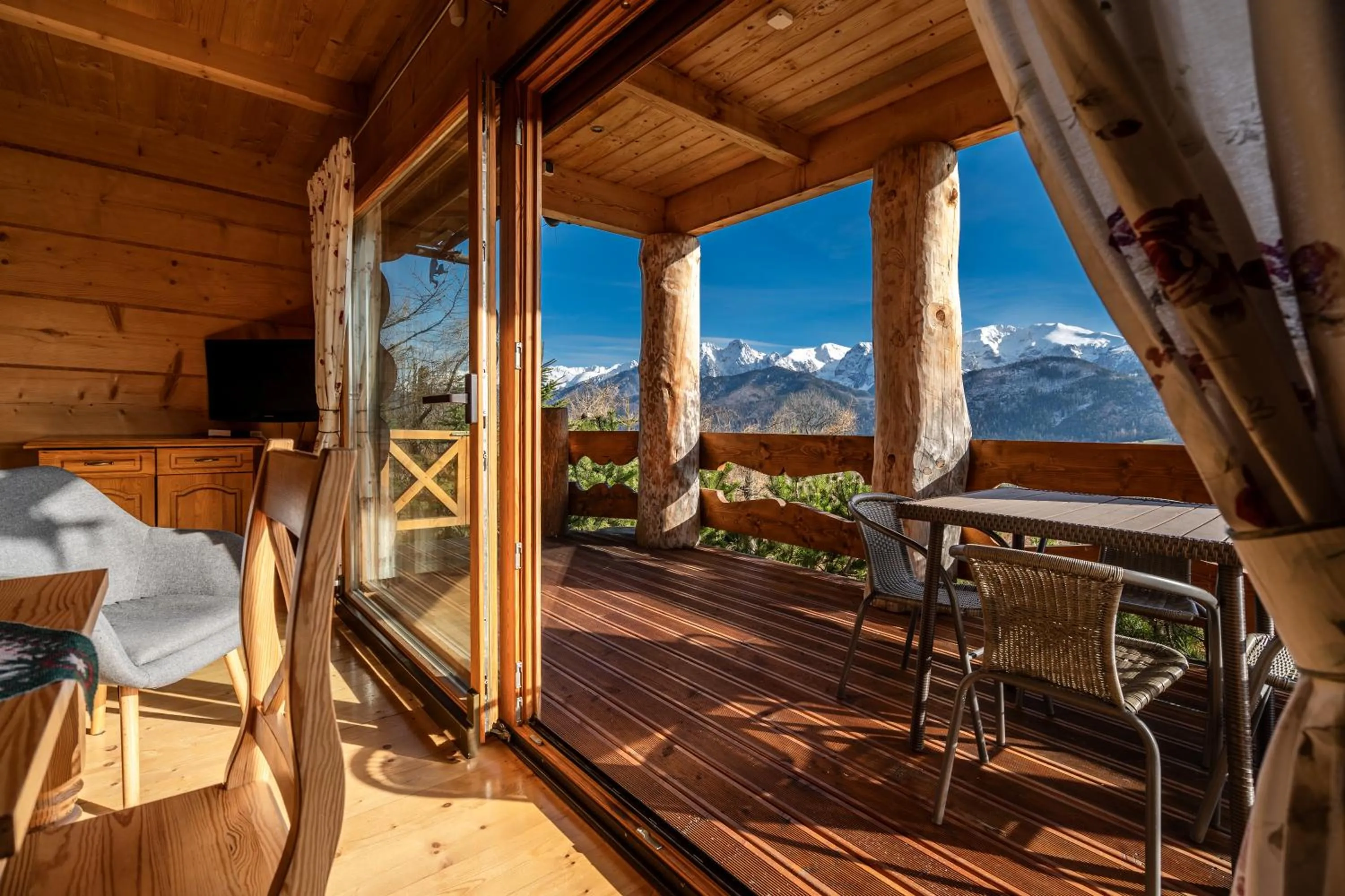 Balcony/Terrace in Osada Kościelisko - Tatry na Wyciągnięcie Ręki