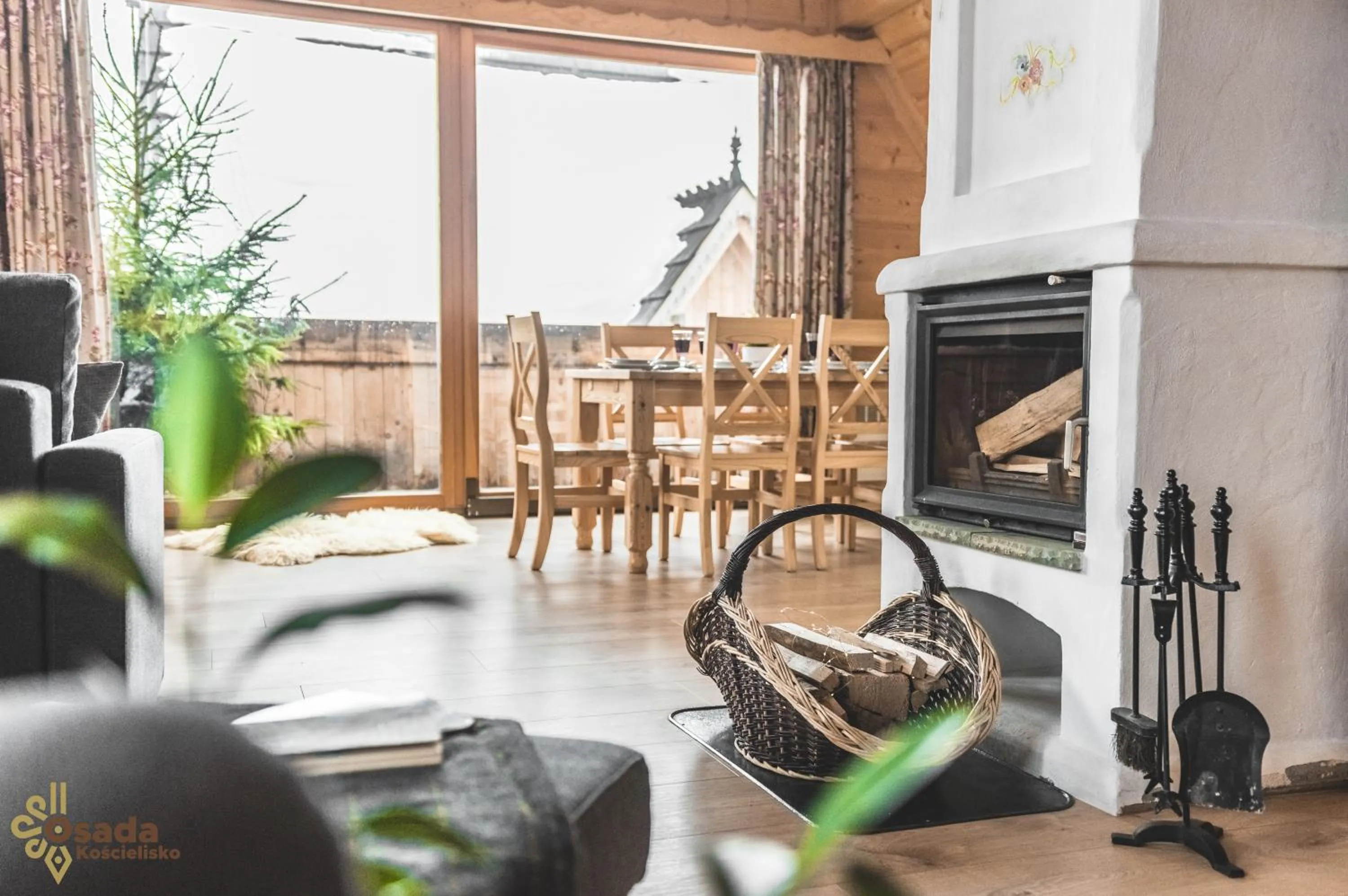 fireplace in Osada Kościelisko - Tatry na Wyciągnięcie Ręki