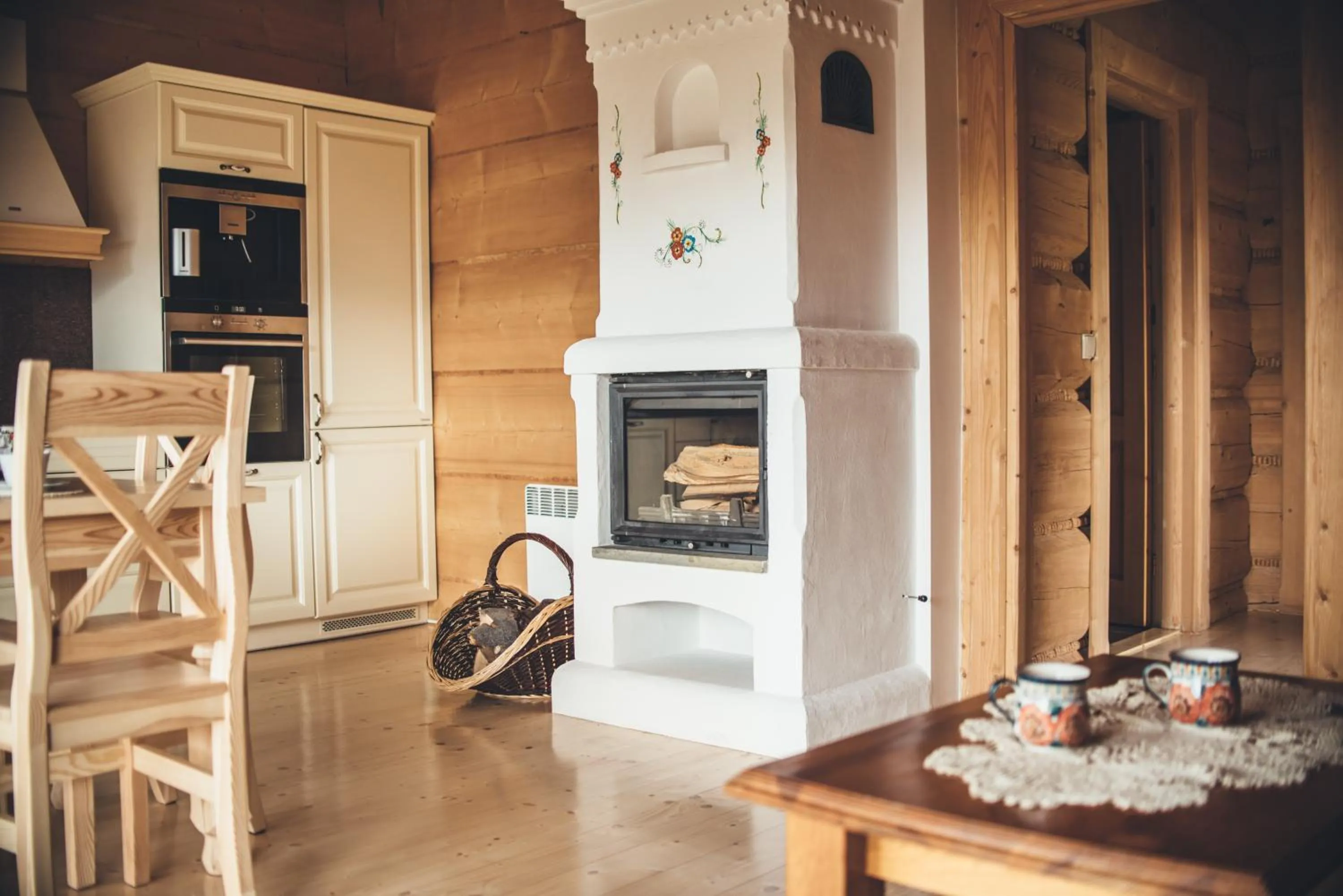 Kitchen or kitchenette in Osada Kościelisko - Tatry na Wyciągnięcie Ręki