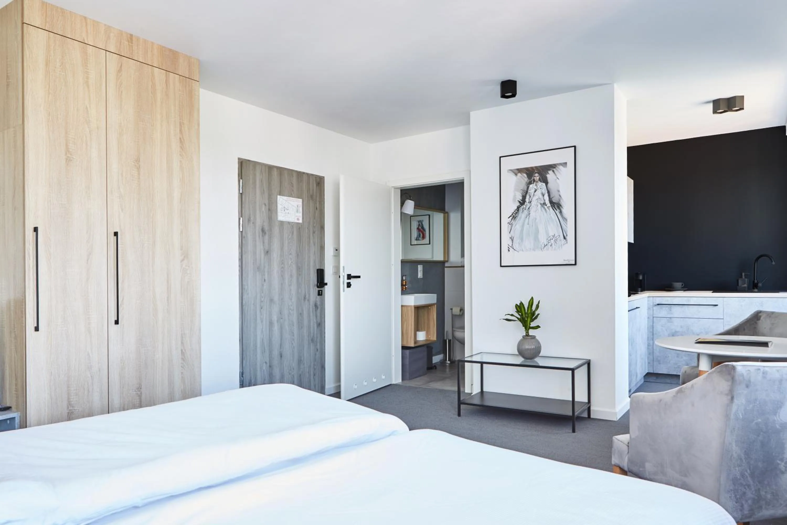 Bed in Silesia Apartments