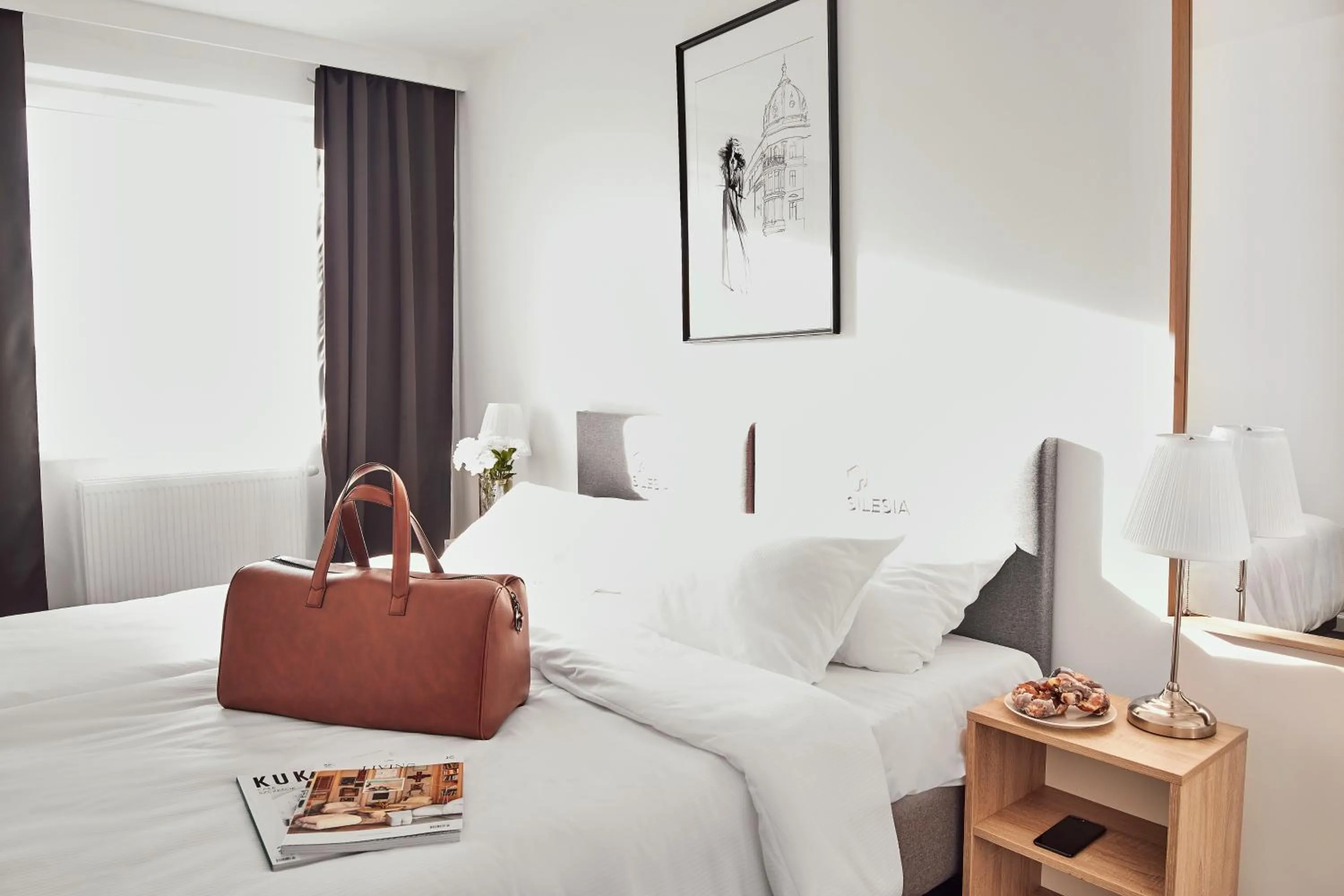 Bed in Silesia Apartments