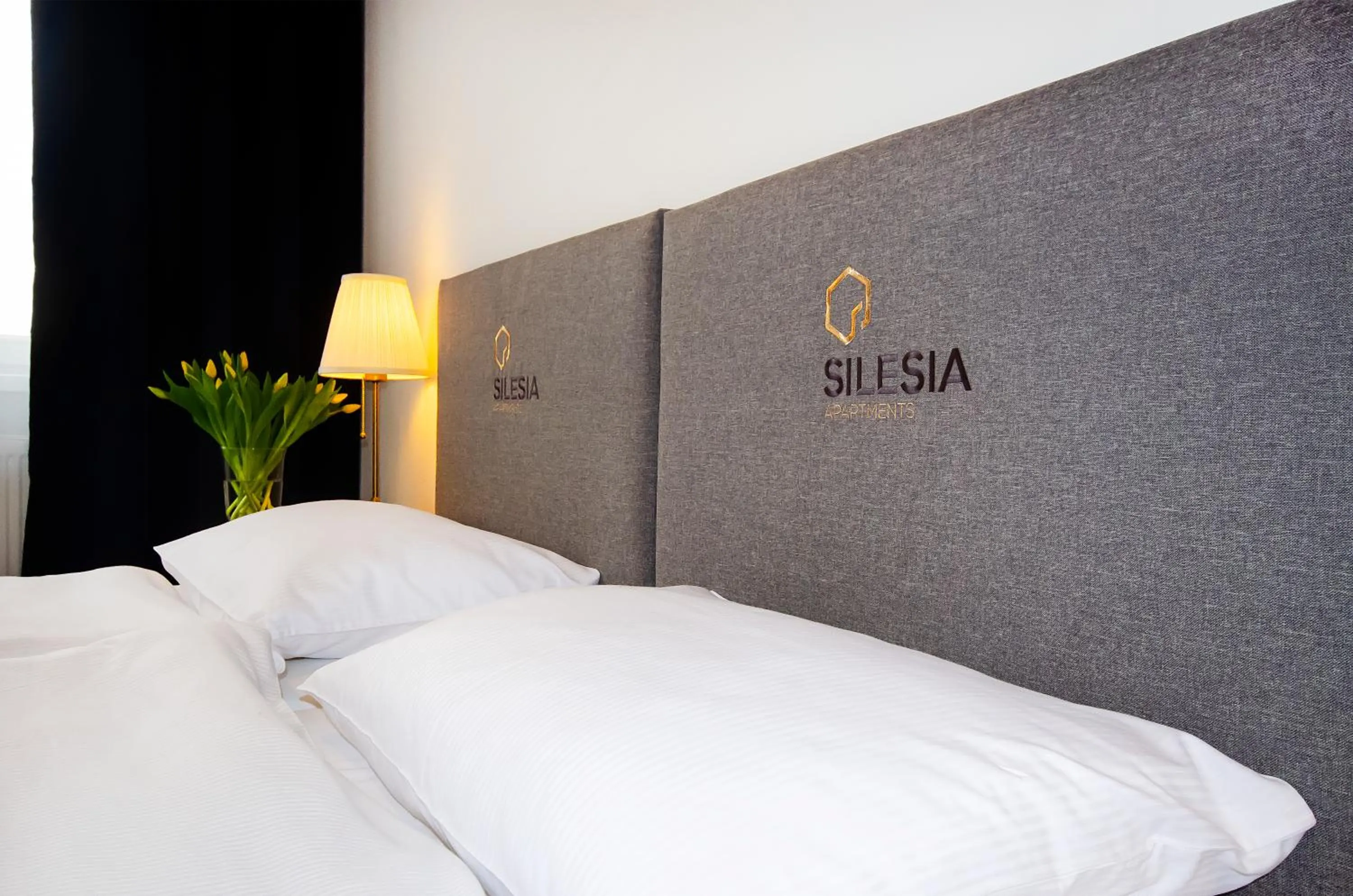 Bed in Silesia Apartments