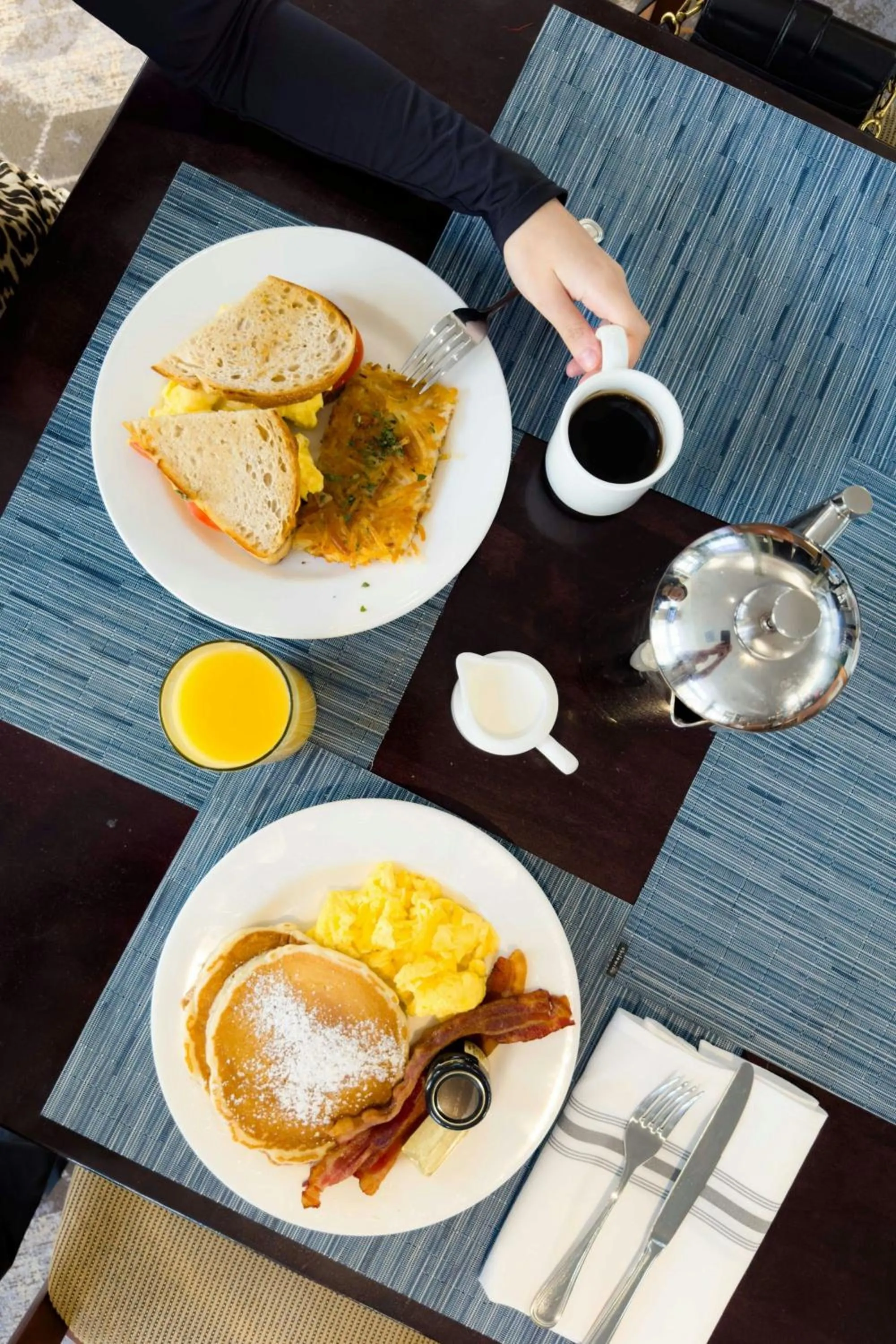 Breakfast in Sheraton Grand Sacramento