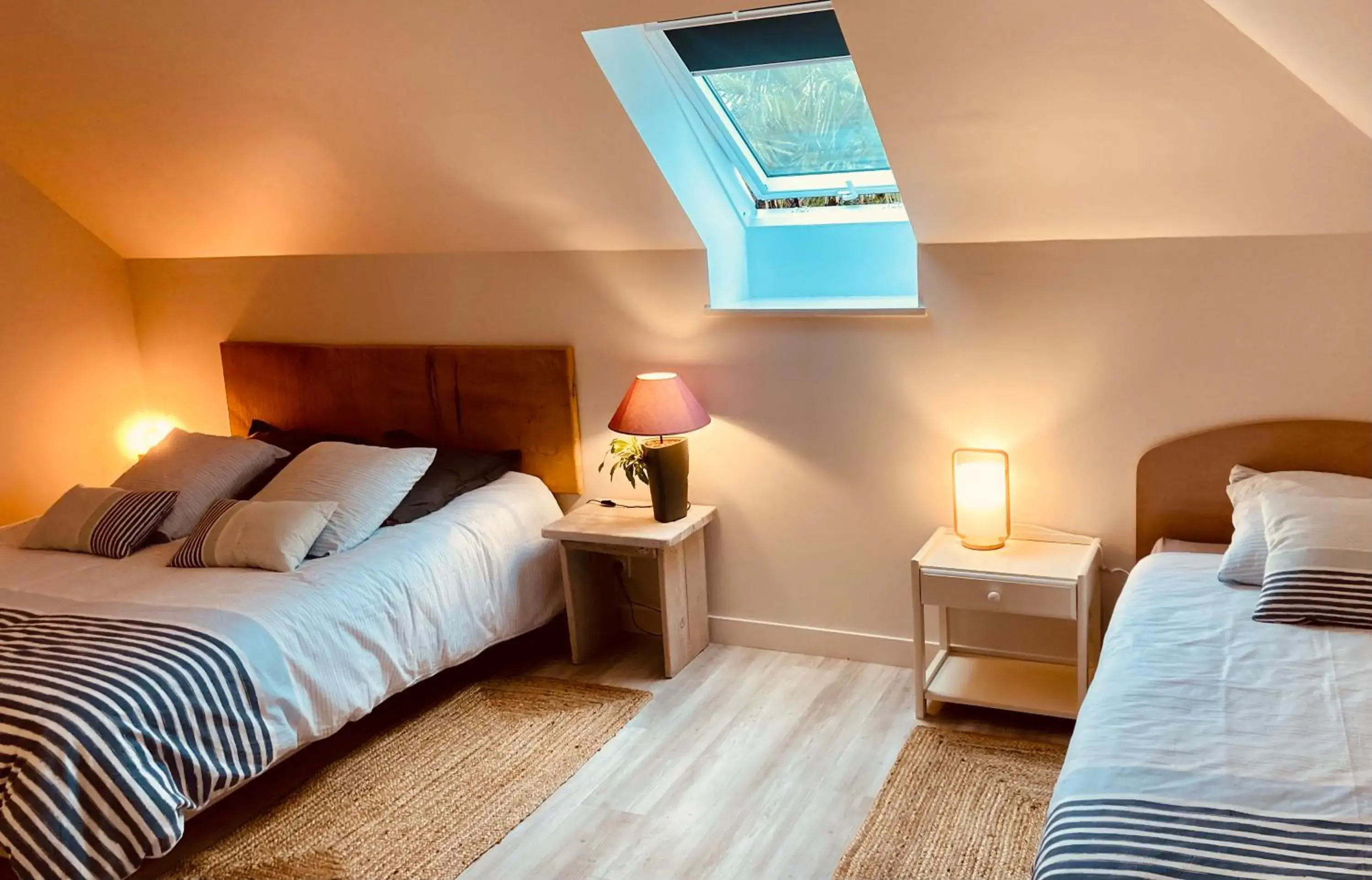 Twin Room in Les Pieds dans l'Herbe Twin Room in Les Pieds dans l'Herbe