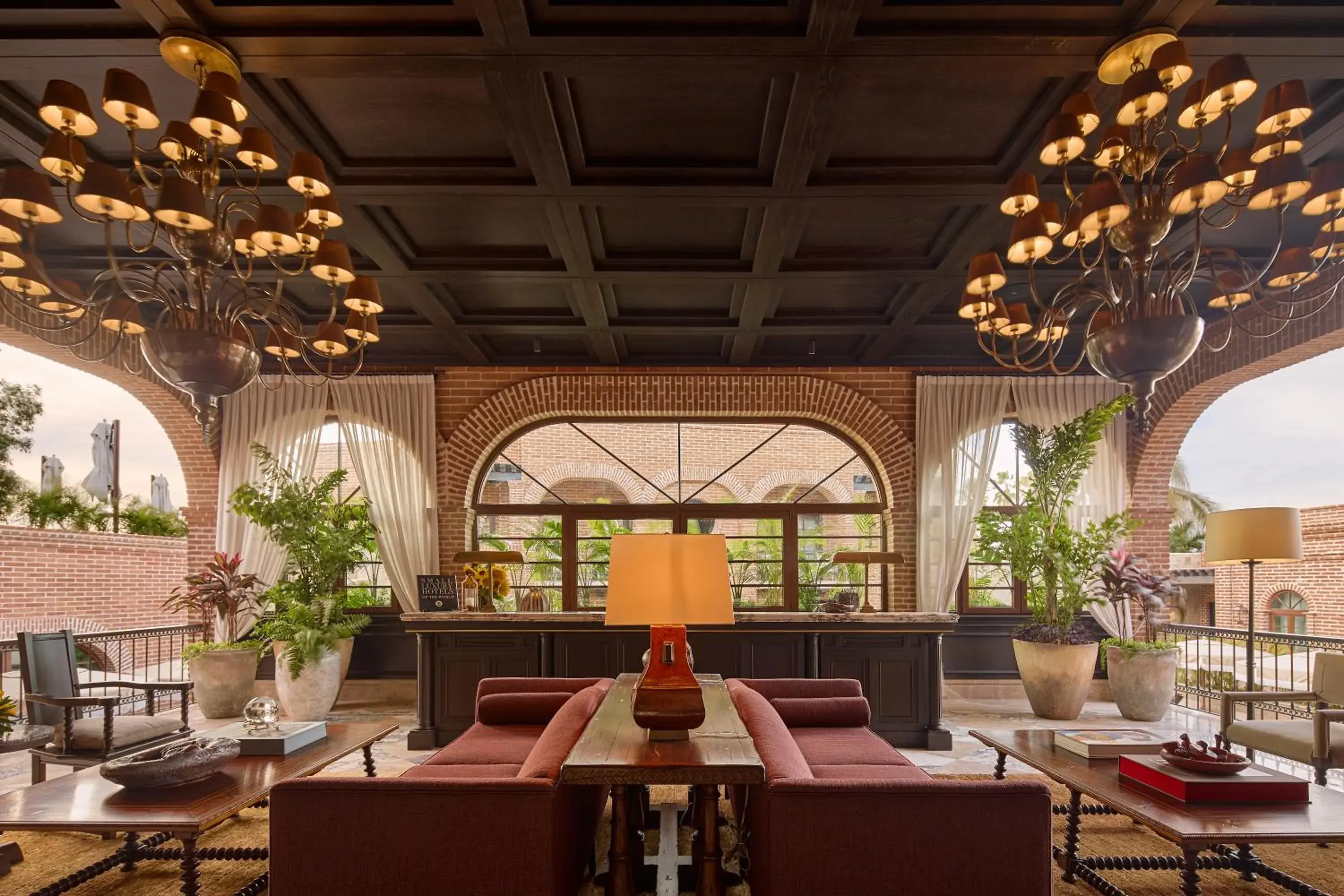 Lobby or reception in The Todos Santos Inn Lobby or reception in The Todos Santos Inn