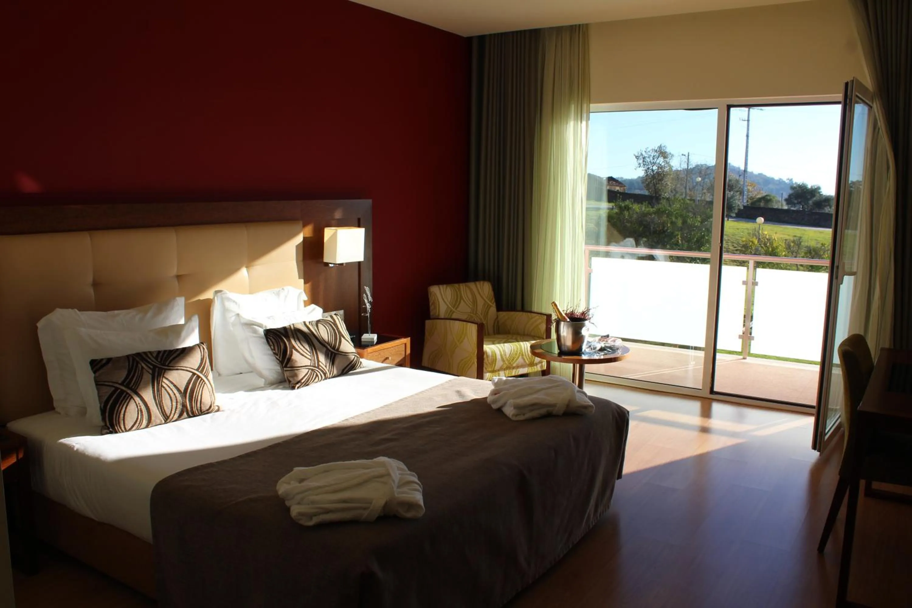 Bed in Palace Hotel & Spa Termas de São Tiago