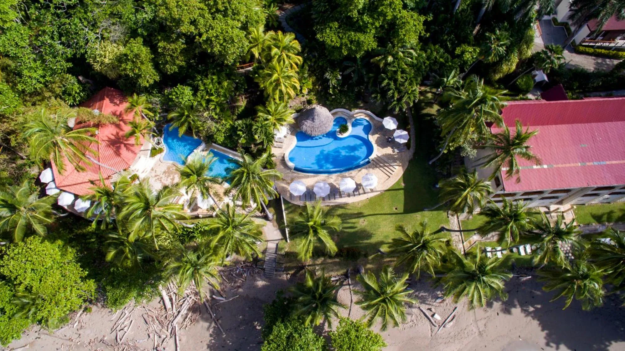 Bird's eye view in Tango Mar Beachfront Boutique Hotel & Villas