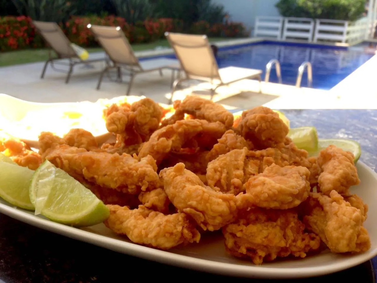 Food and drinks in Pousada Azul da Cor do Mar
