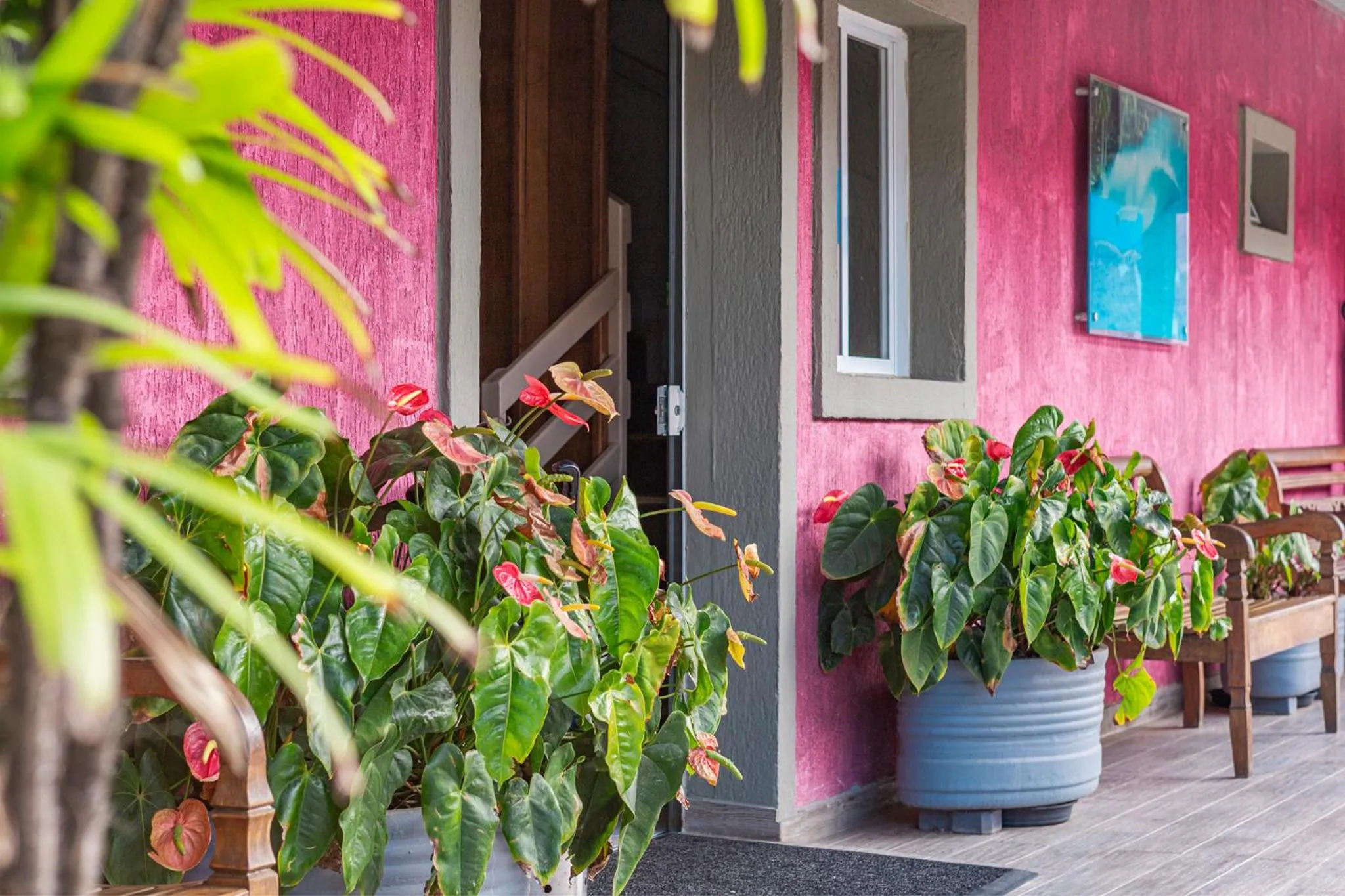 Property building in Pousada Azul da Cor do Mar