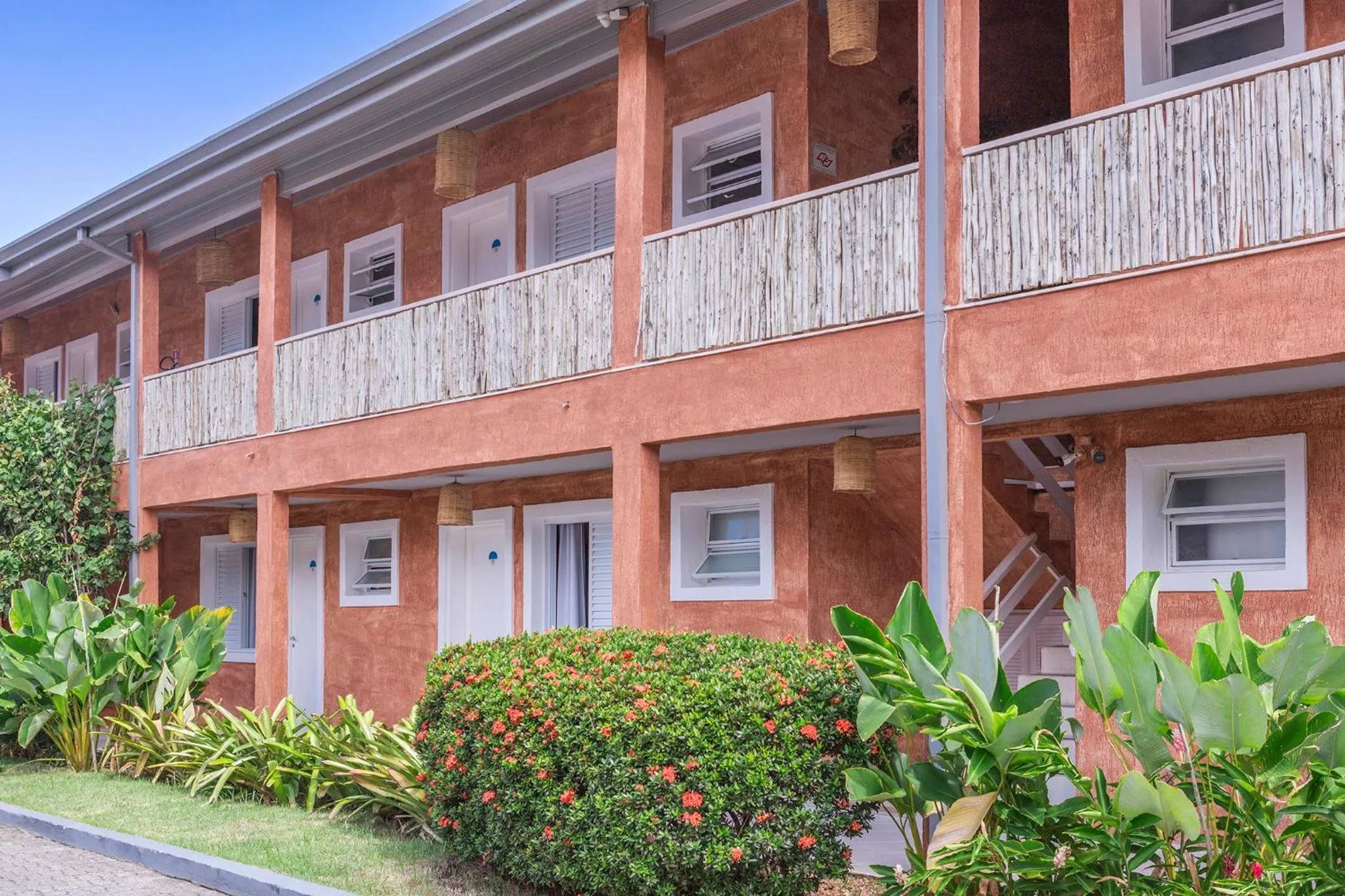 Property building in Pousada Azul da Cor do Mar