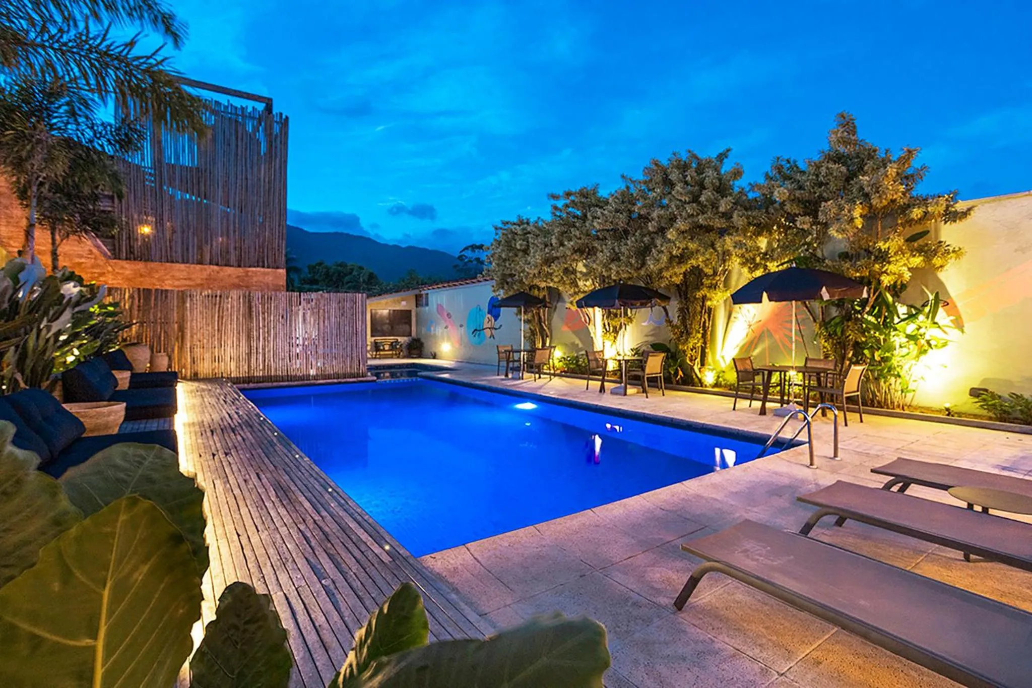Swimming pool in Pousada Azul da Cor do Mar