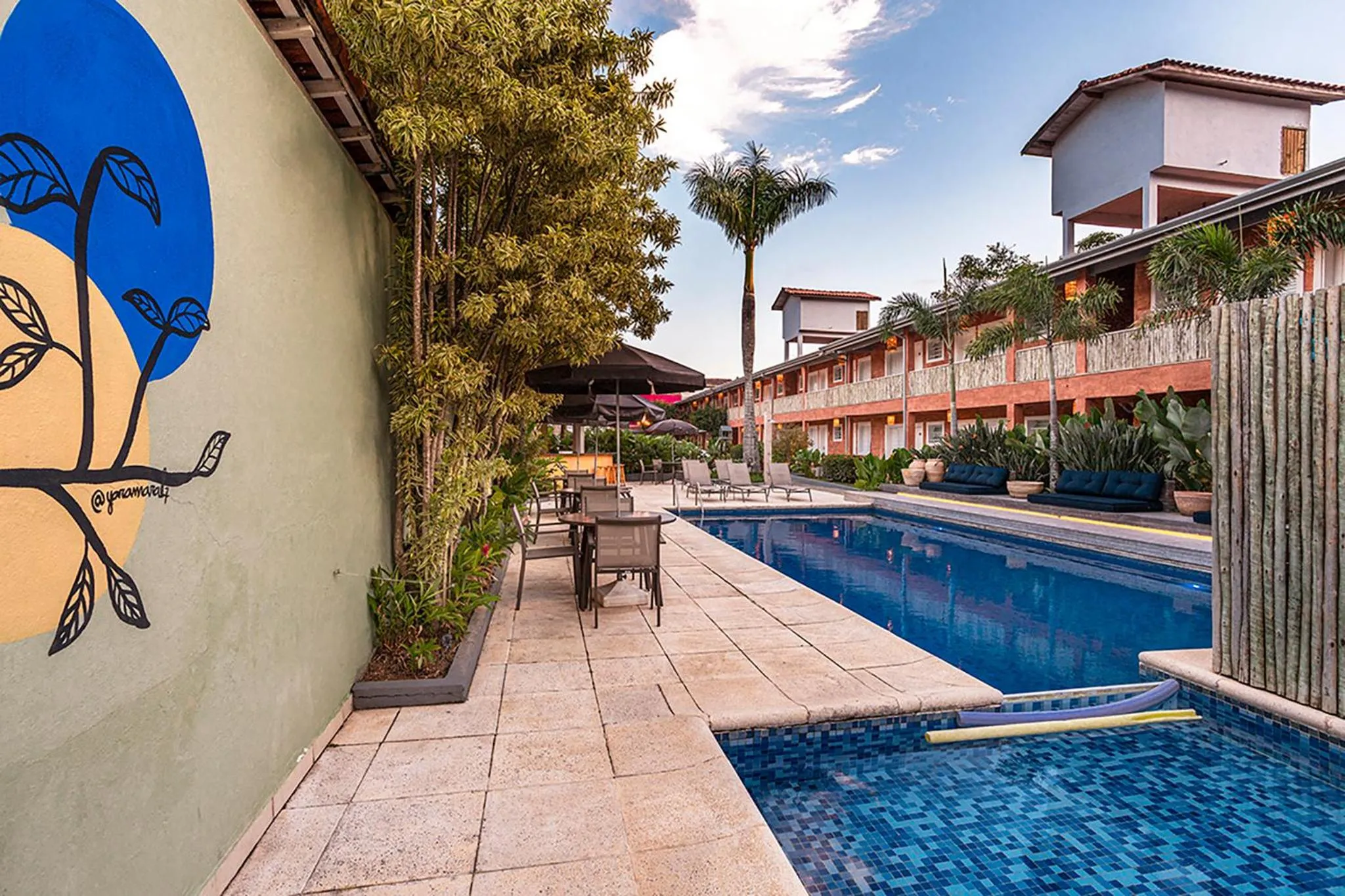Swimming pool in Pousada Azul da Cor do Mar