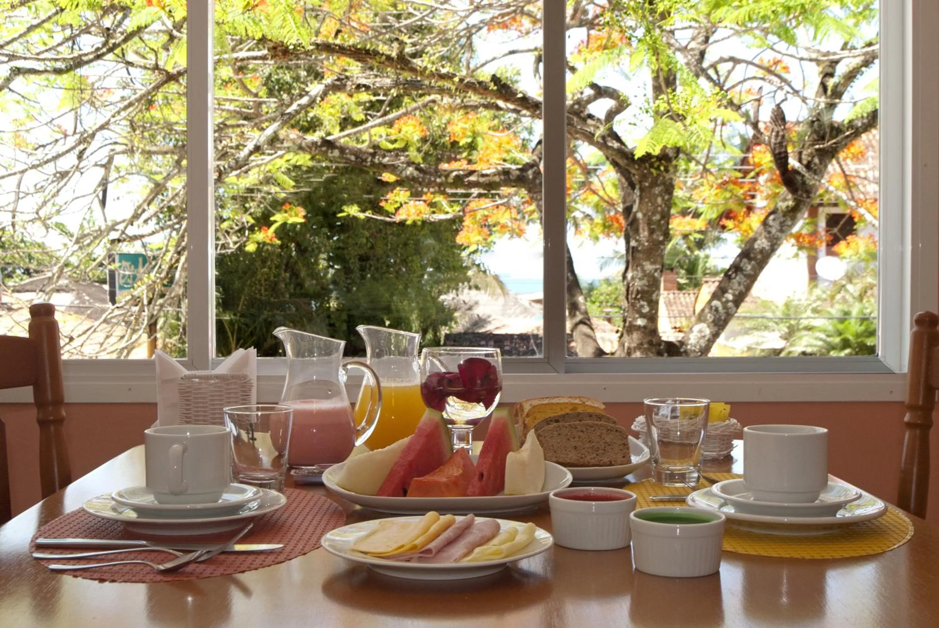Breakfast in Pousada Azul da Cor do Mar