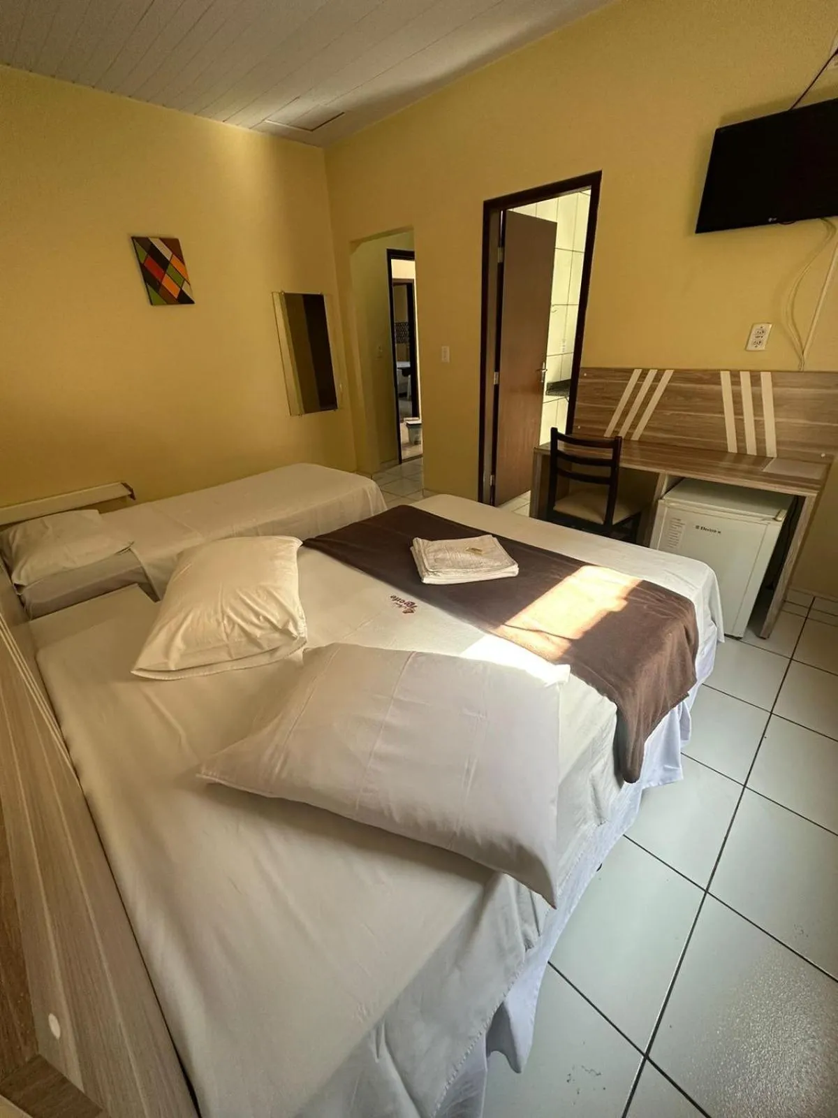 Bed in Recife Palace Hotel