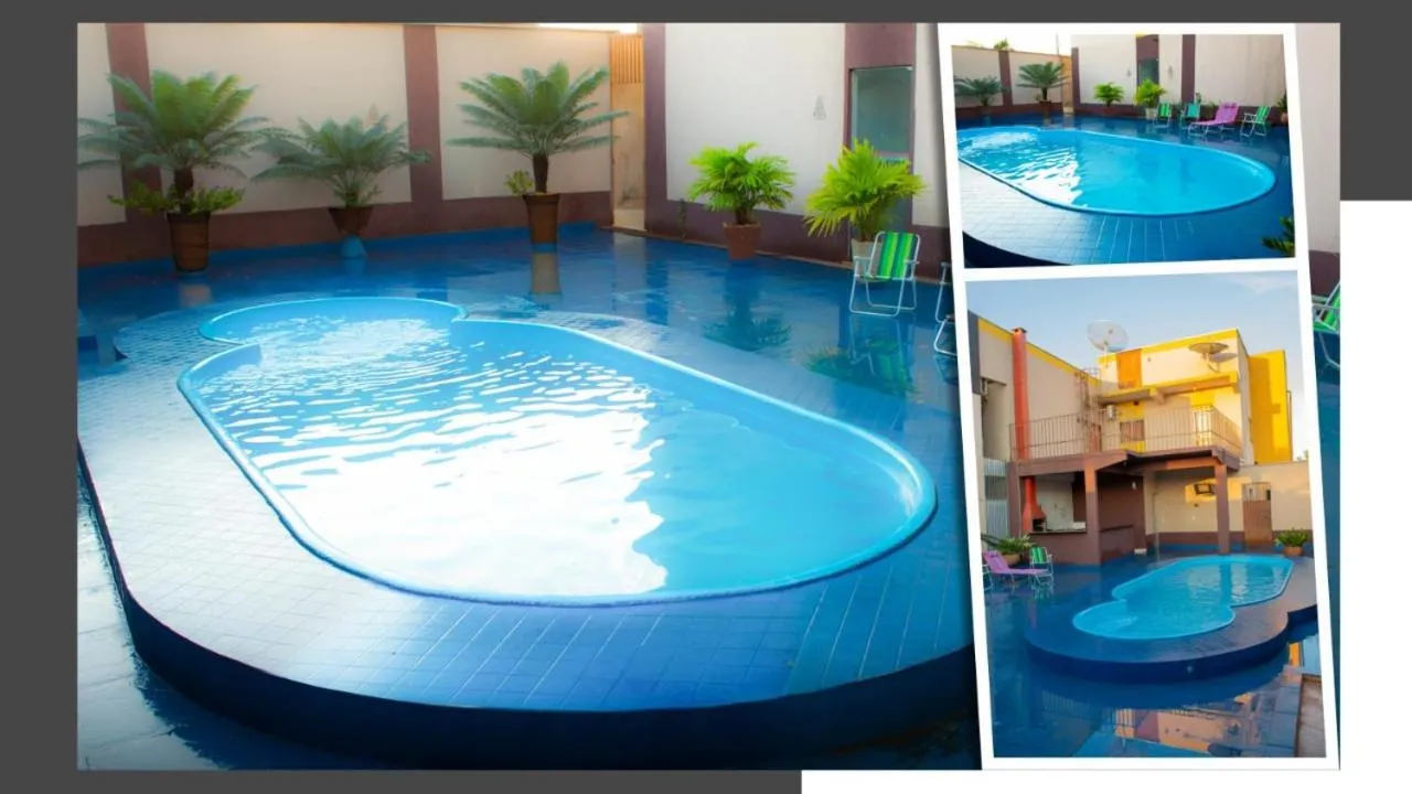 Pool view in Recife Palace Hotel