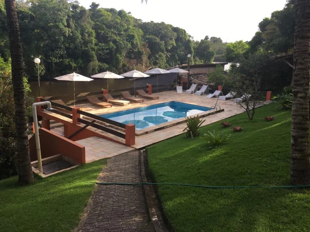 Swimming pool in Pousada Lagoa da Mata