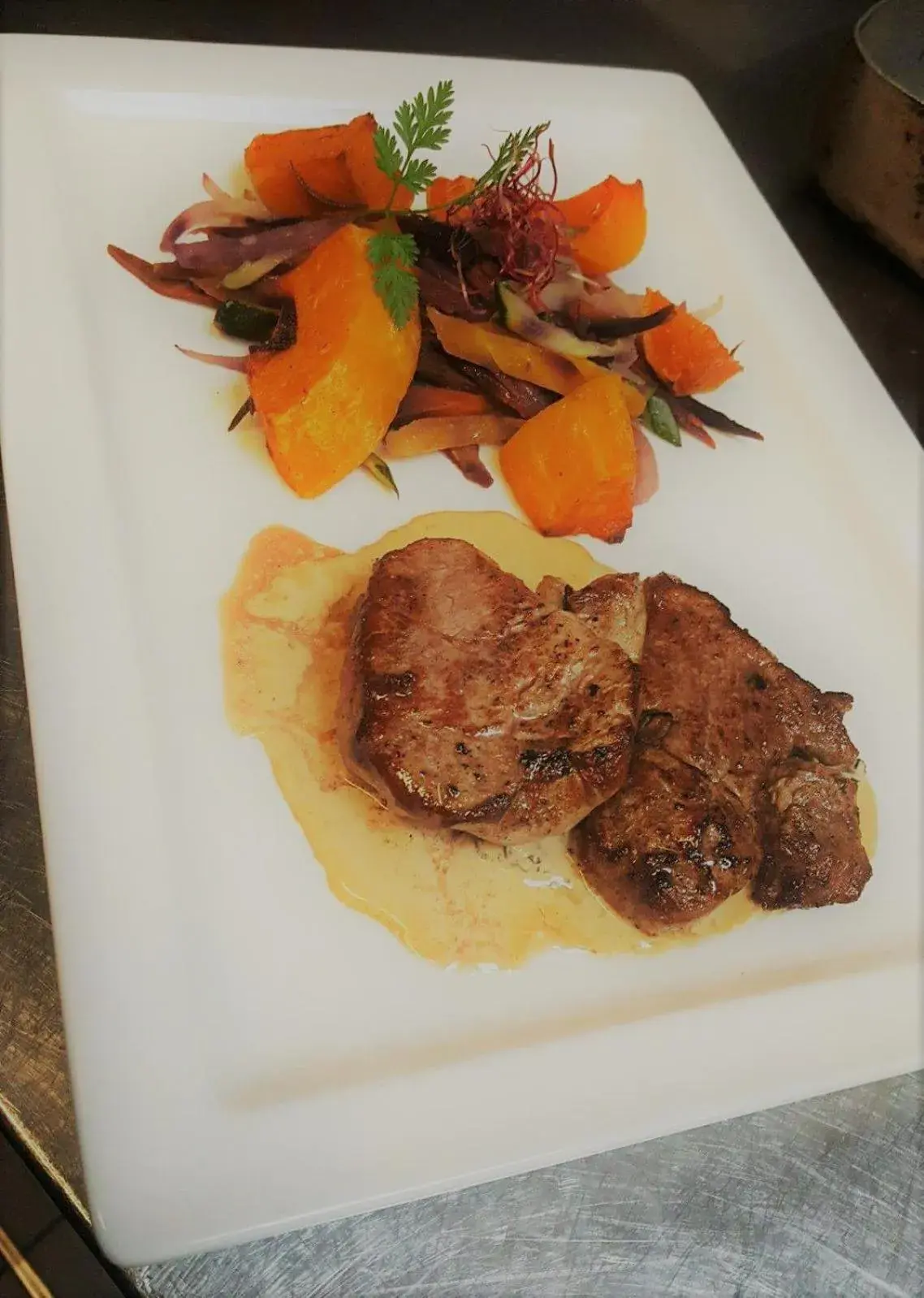 Food close-up in La Croix Verte - Le Relais des Moulins Food close-up in La Croix Verte - Le Relais des Moulins