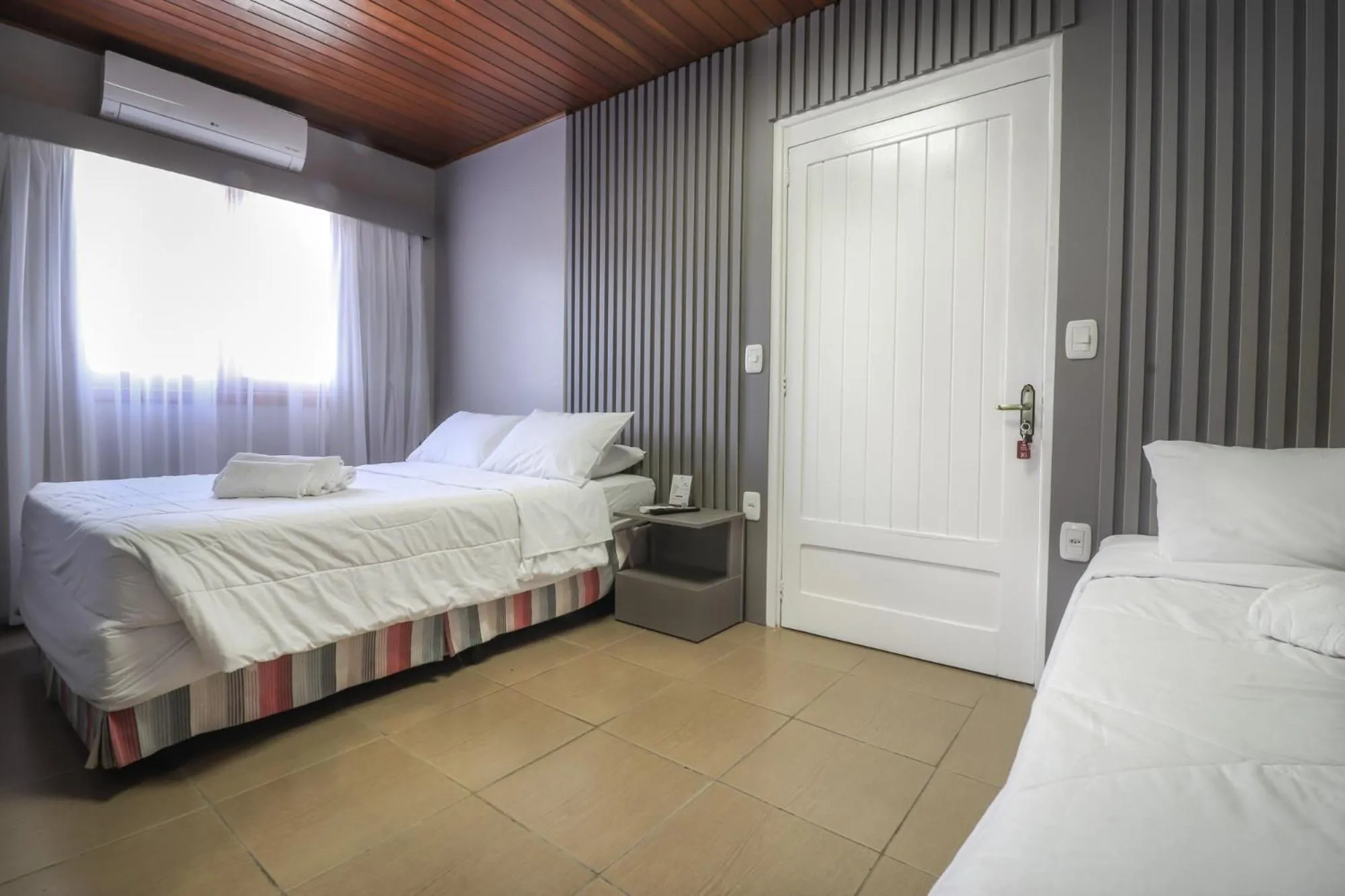 Bed in Pousada Solar Viena