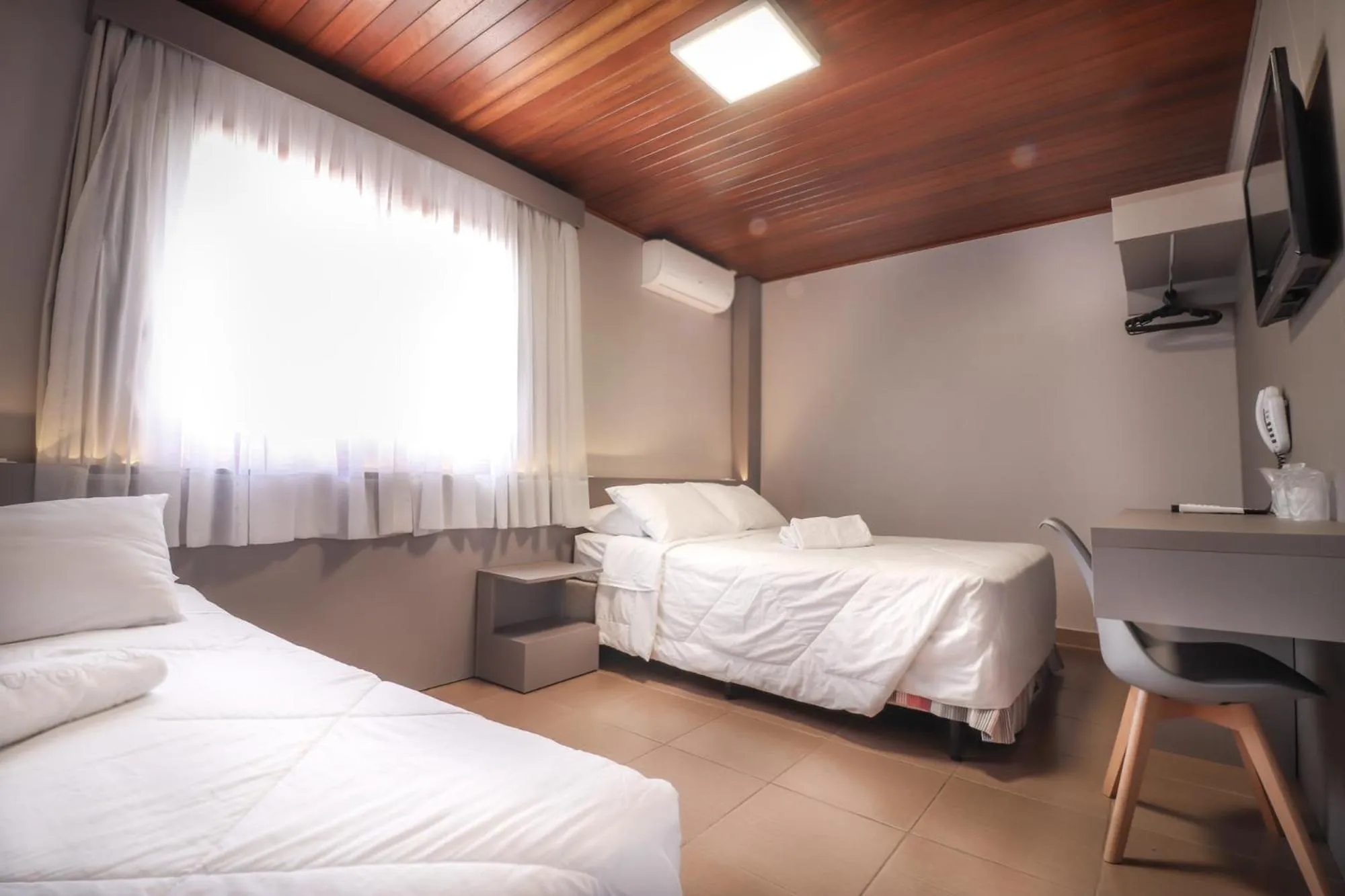 Bed in Pousada Solar Viena