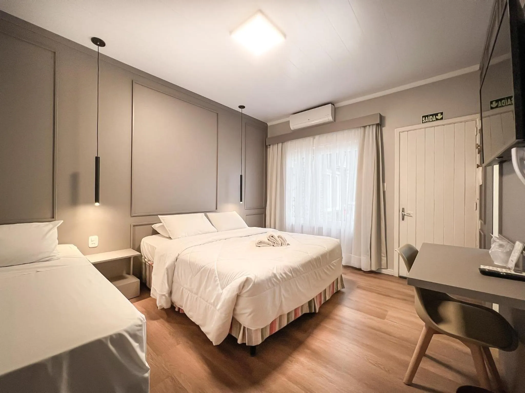 Area and facilities, Bed in Pousada Solar Viena