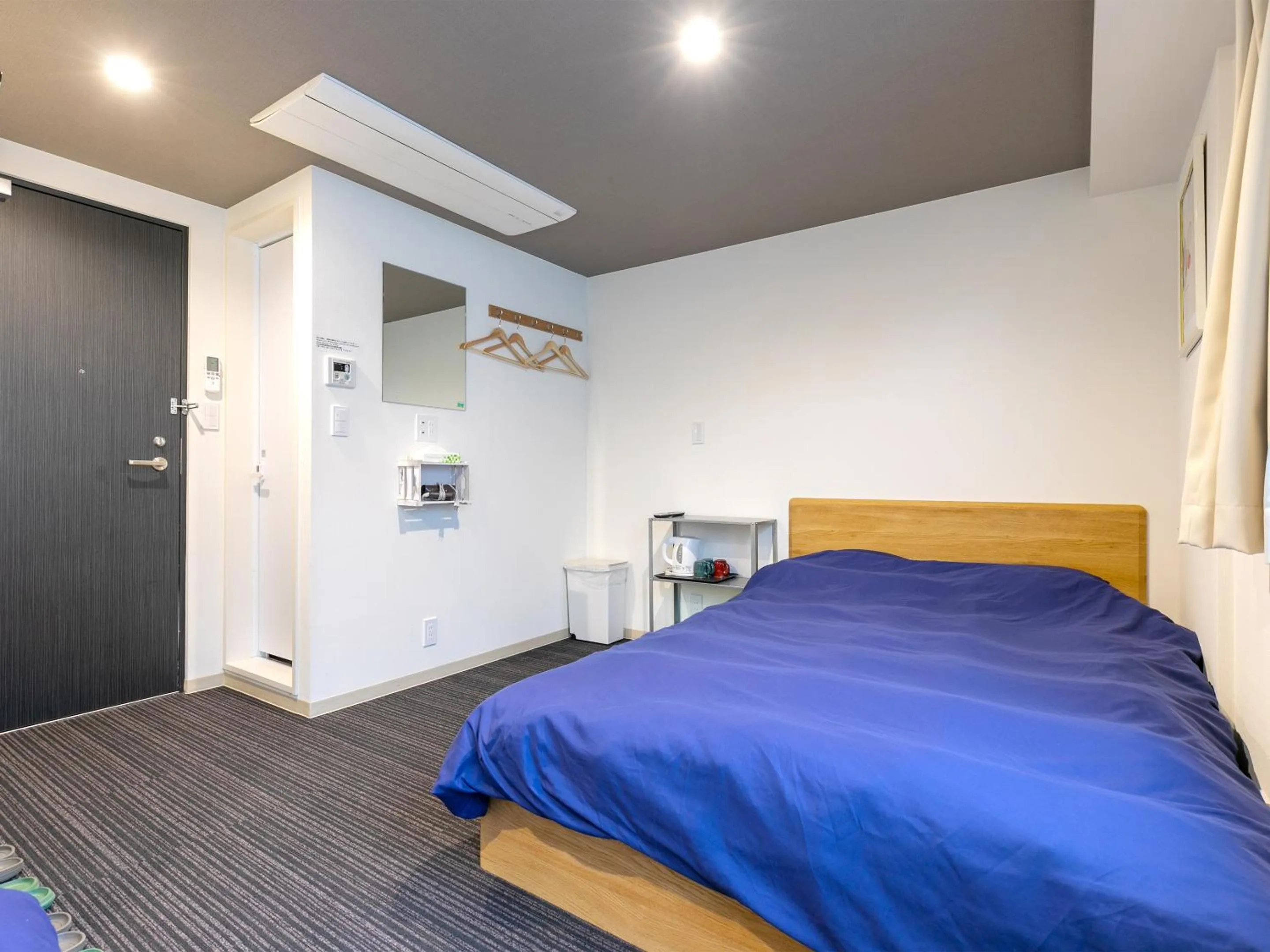 Bed in Hotel Cocoro Inn Asakusa Kuramae