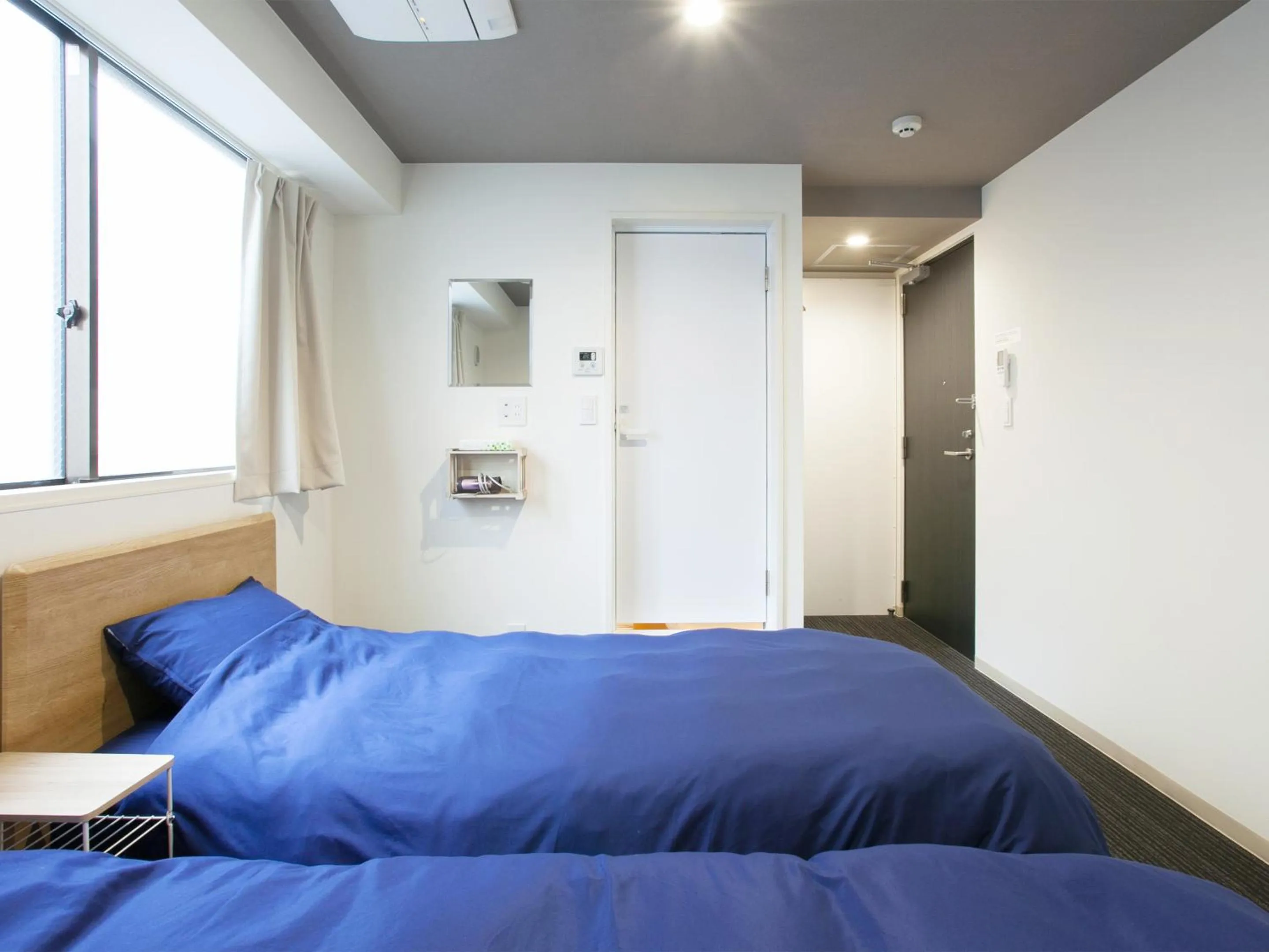 Bed in Hotel Cocoro Inn Asakusa Kuramae