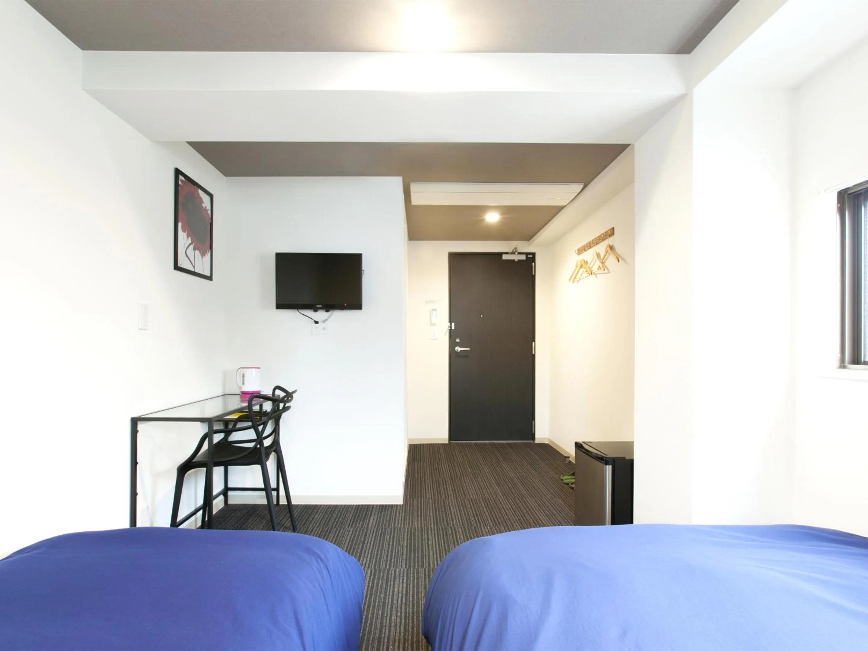 TV and multimedia, Bed in Hotel Cocoro Inn Asakusa Kuramae